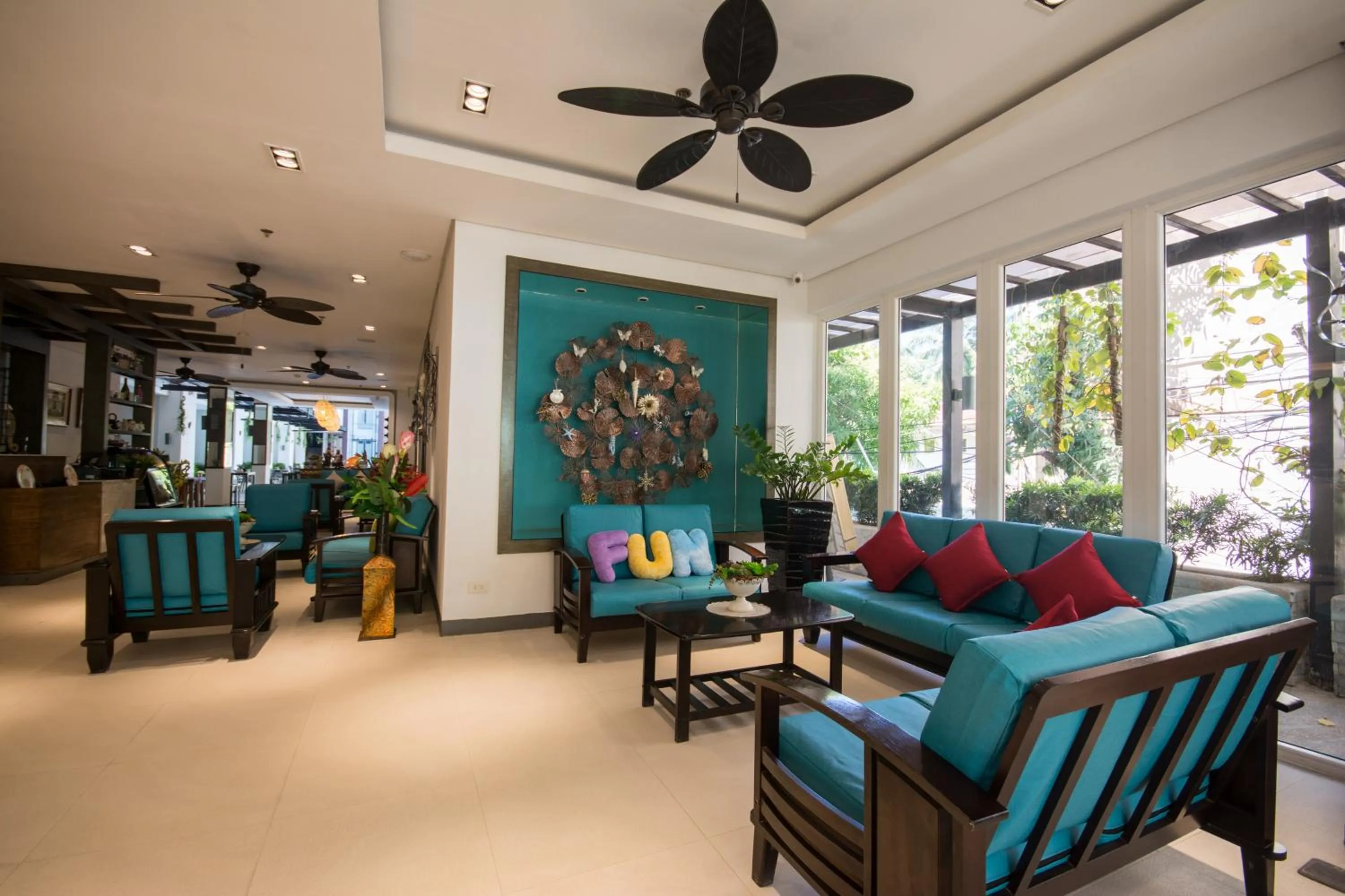 Lobby or reception in Boracay Haven Suites