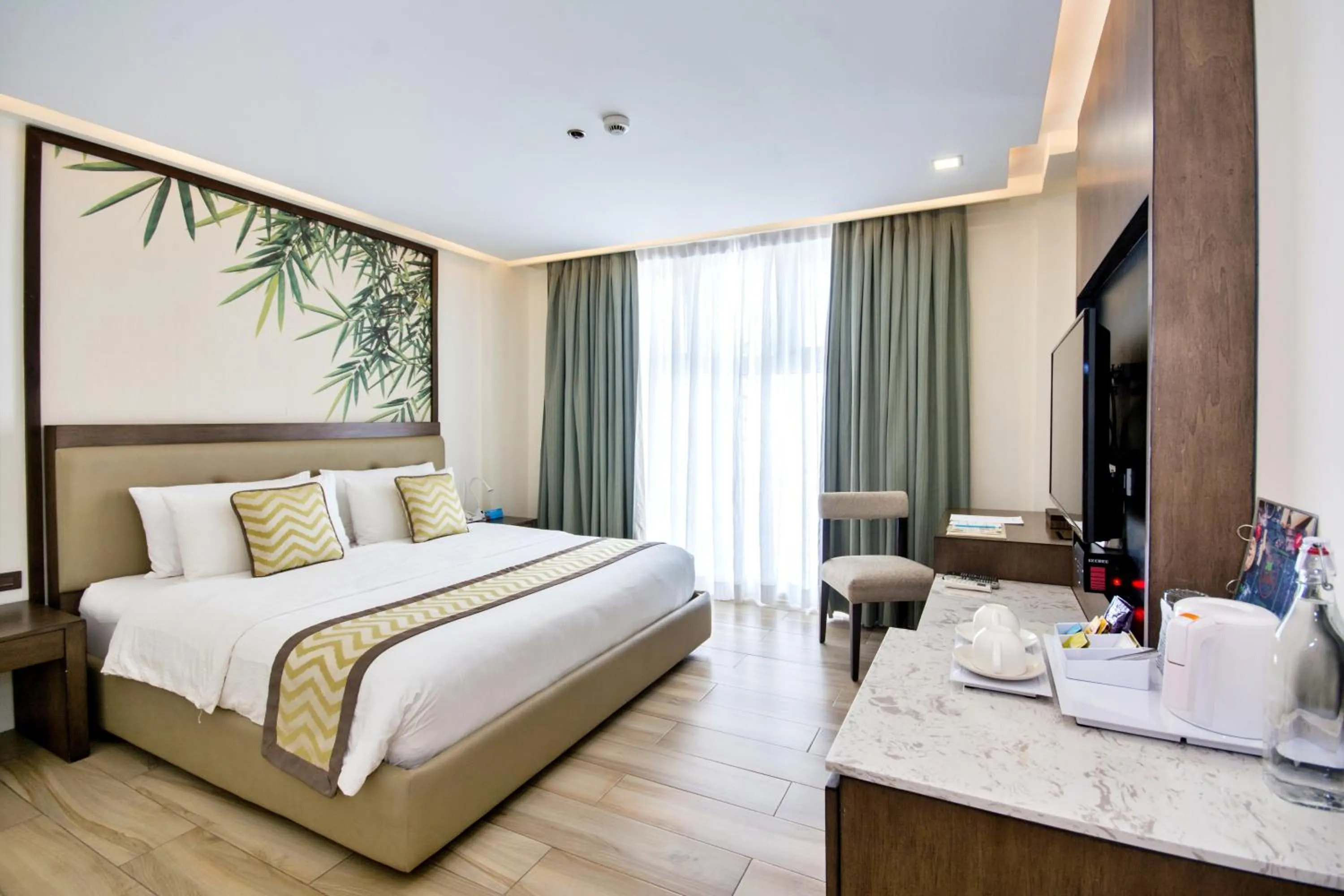 Bedroom, Bed in Boracay Haven Suites