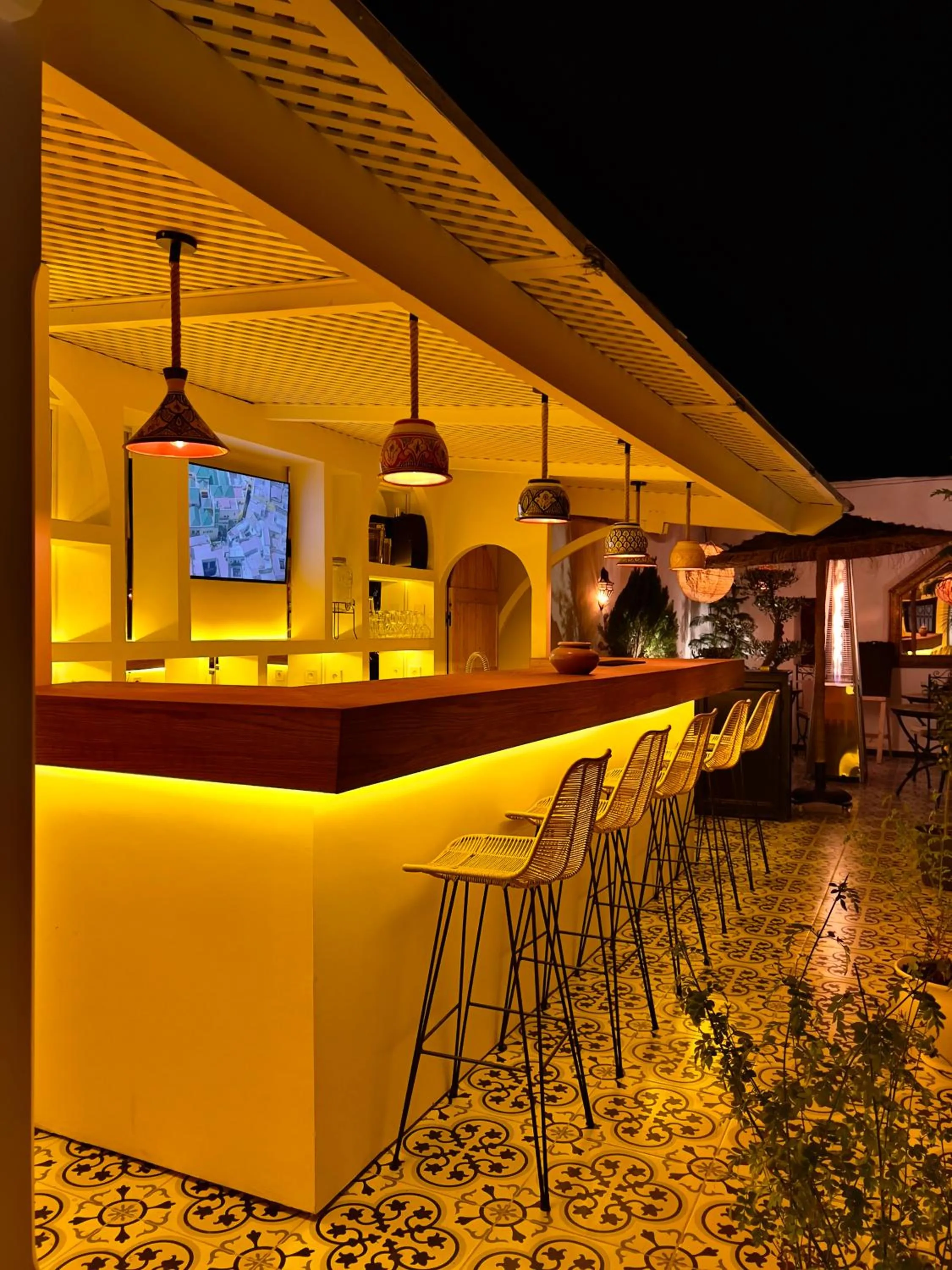 Lounge or bar in Riad Argan