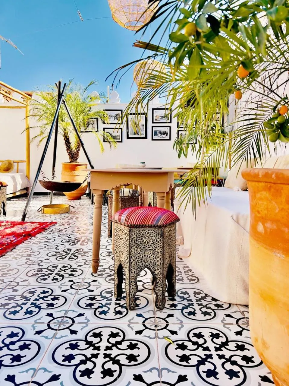 Patio in Riad Argan