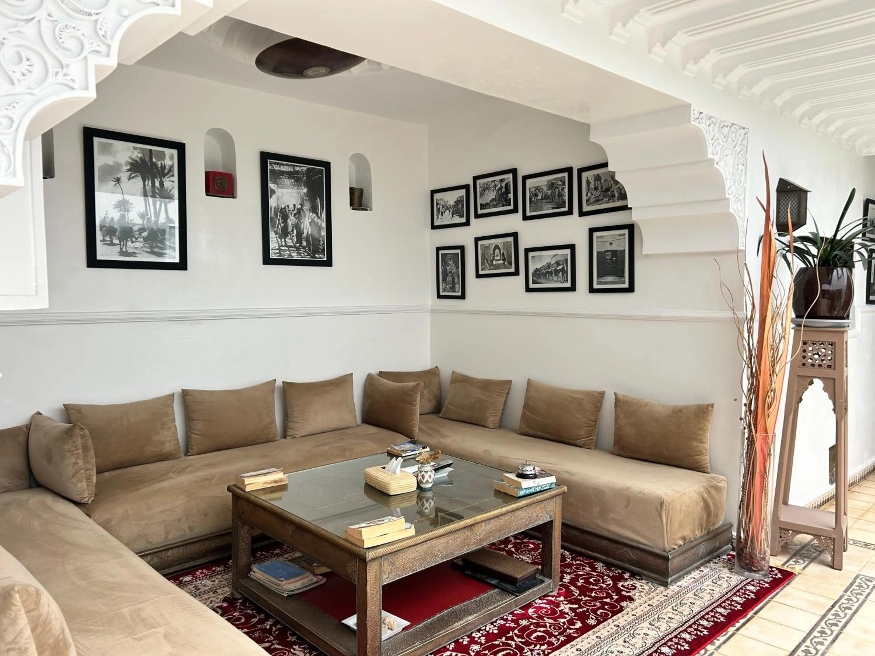 Living room in Riad Argan