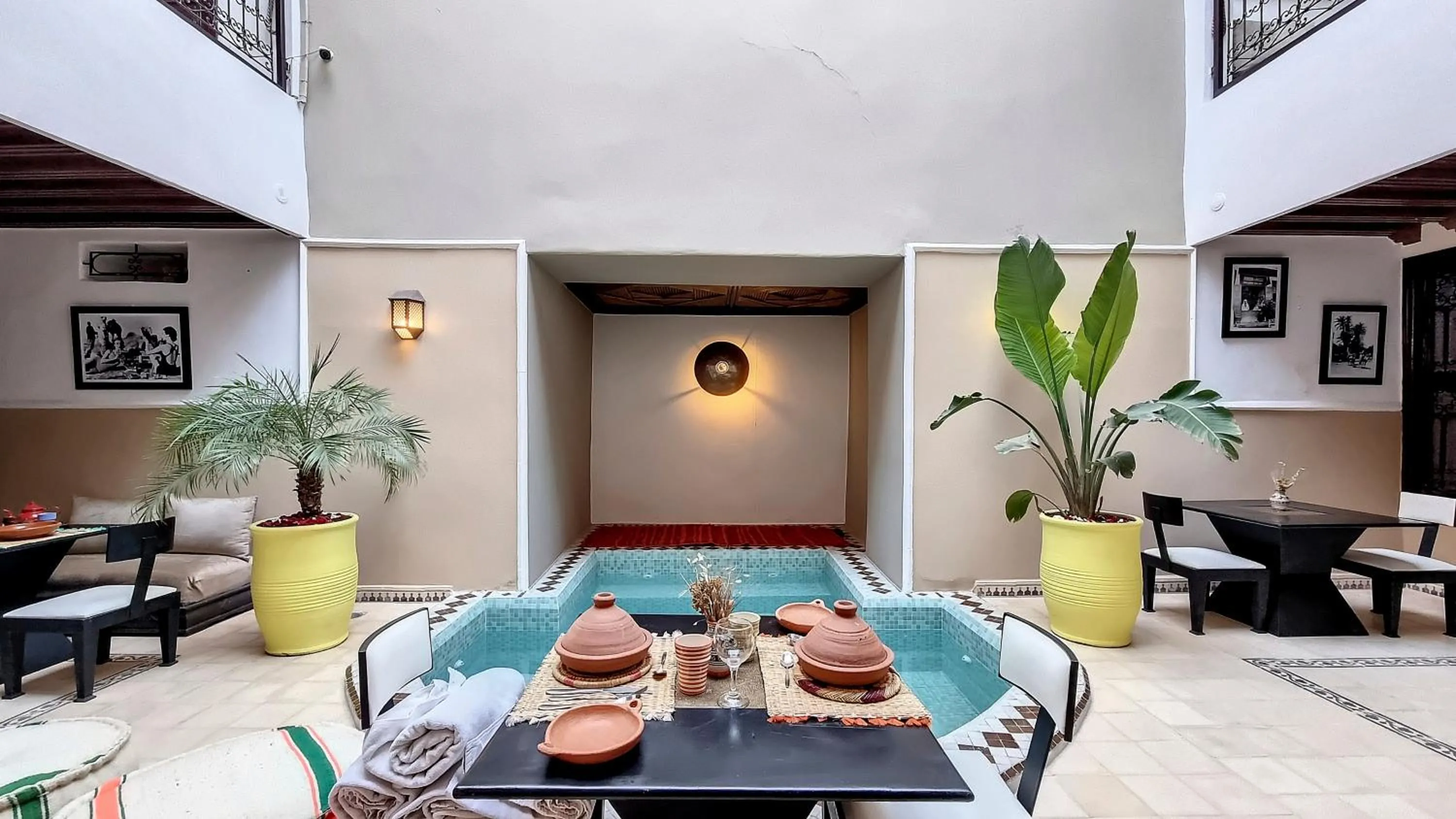 Living room in Riad Argan