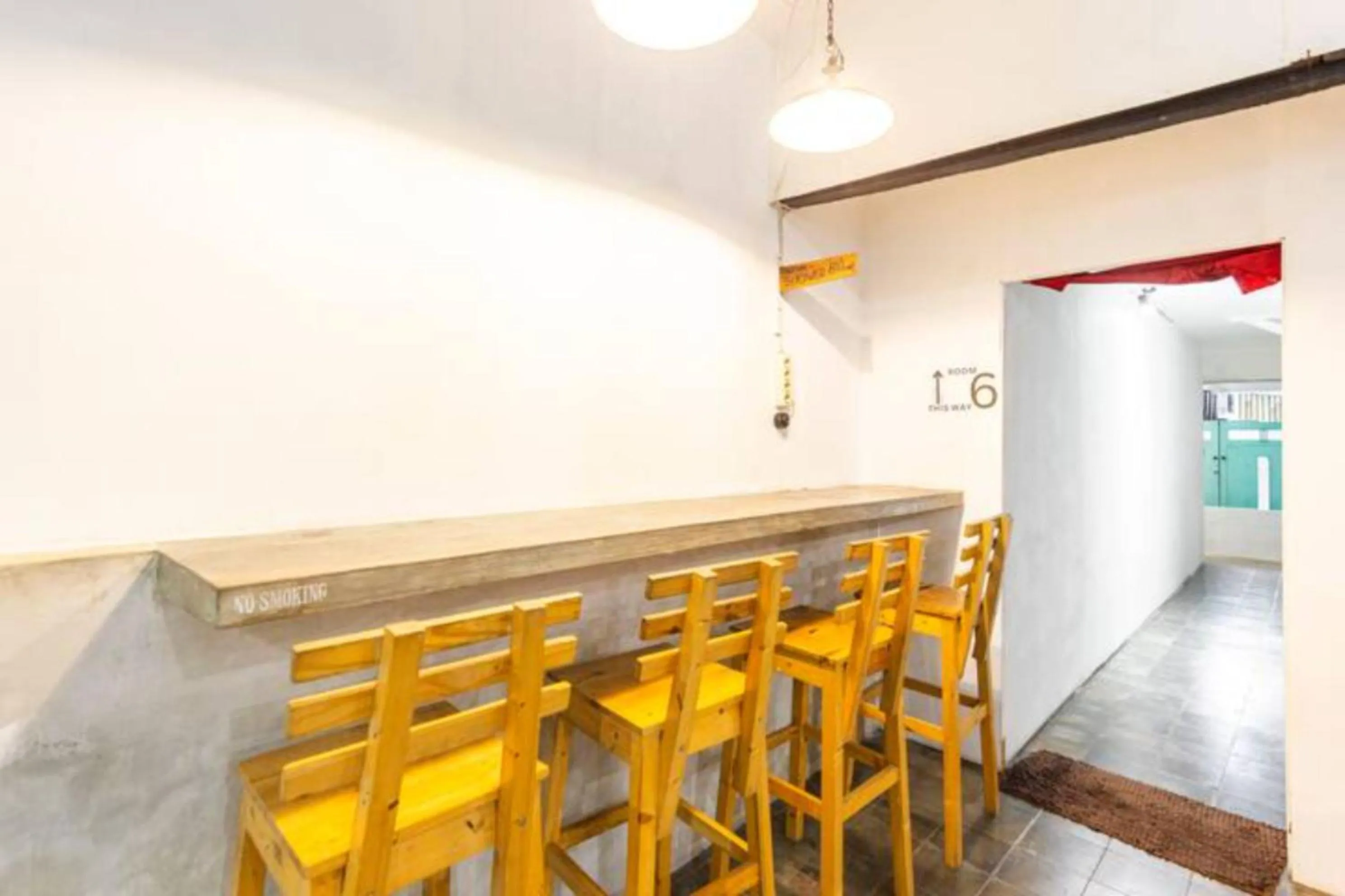 Seating area in Yogyakarta BnB Malioboro