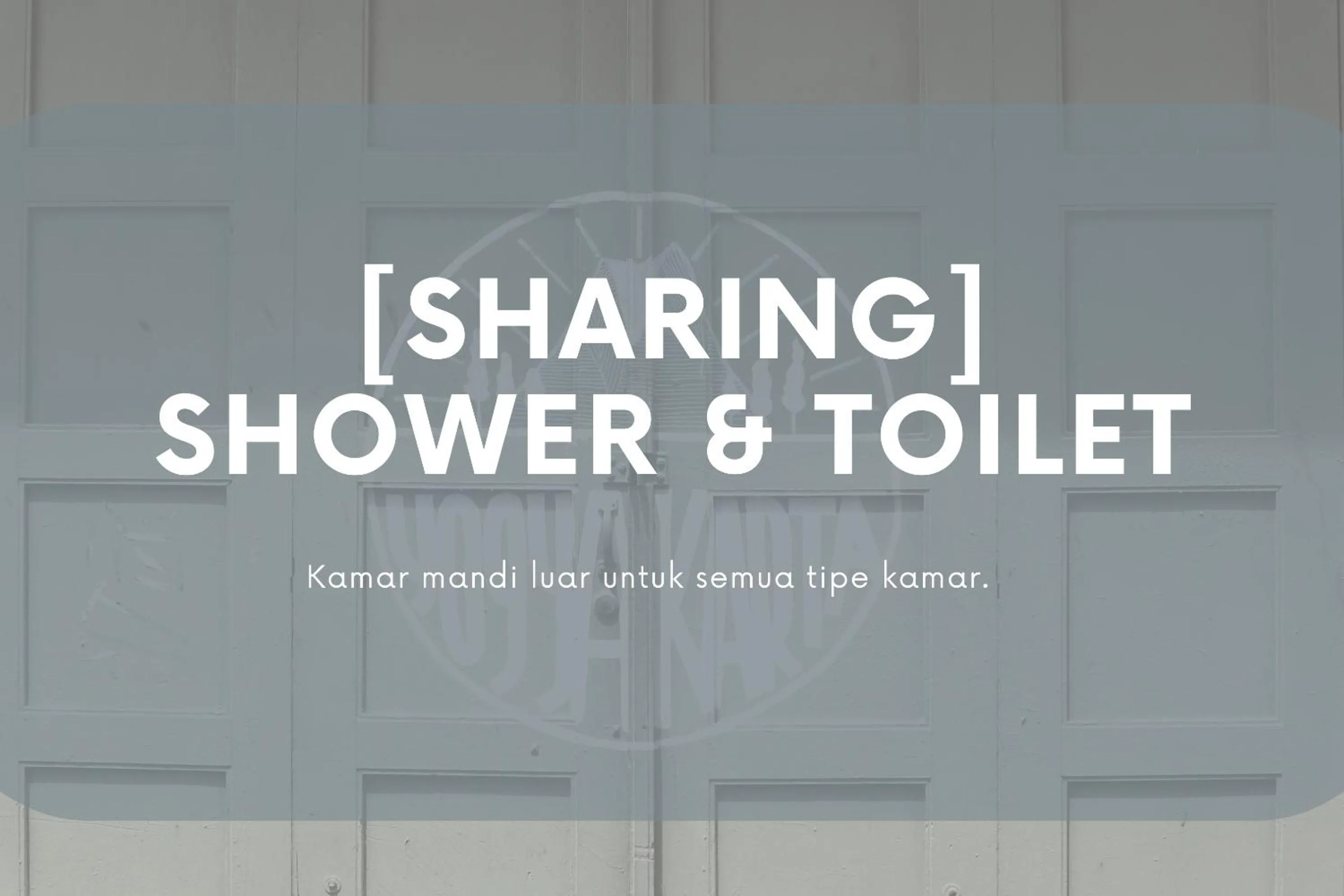 Text overlay in Yogyakarta BnB Malioboro