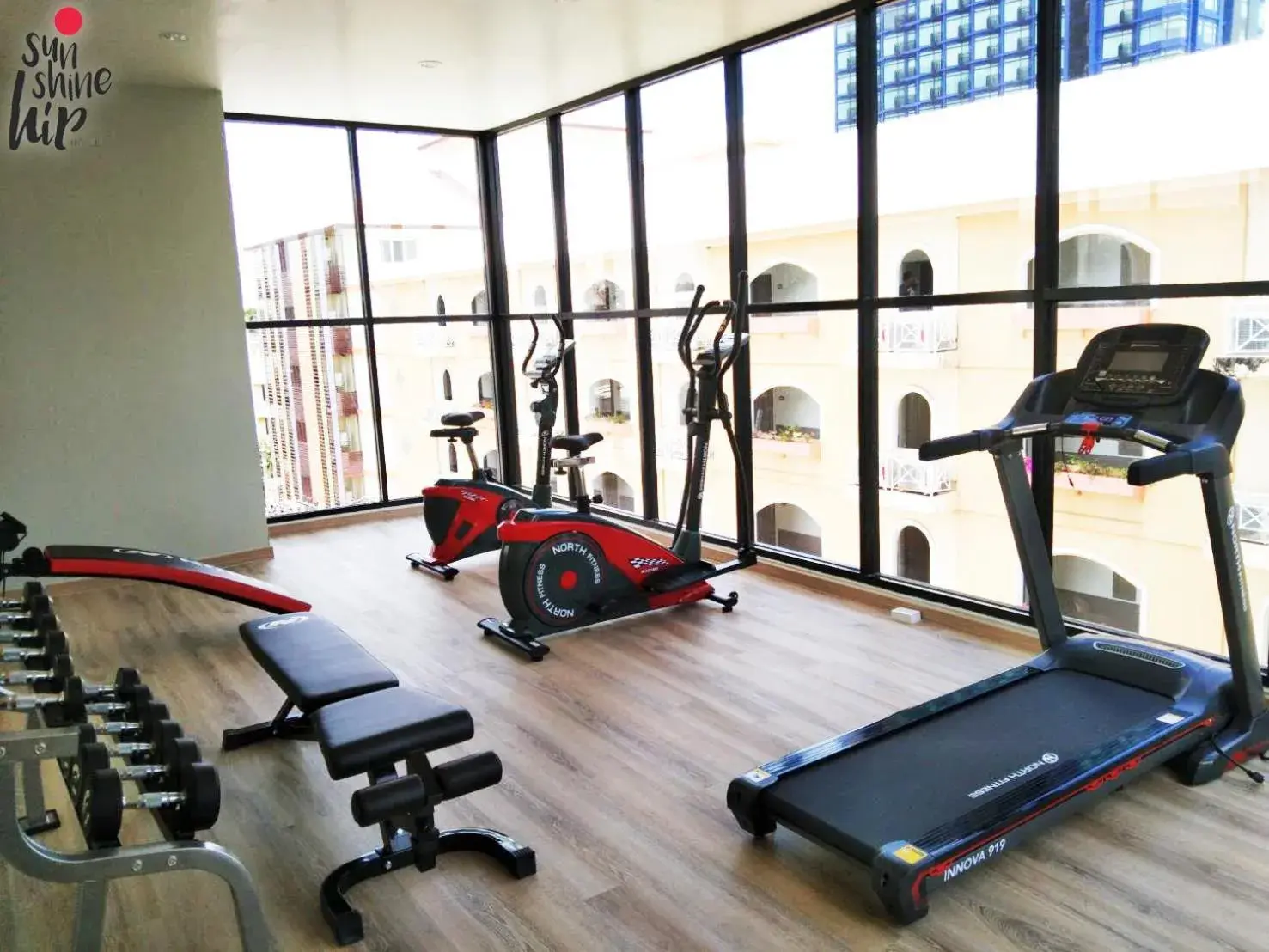 Fitness centre/facilities in Sunshine Hip Hotel Fitness centre/facilities in Sunshine Hip Hotel