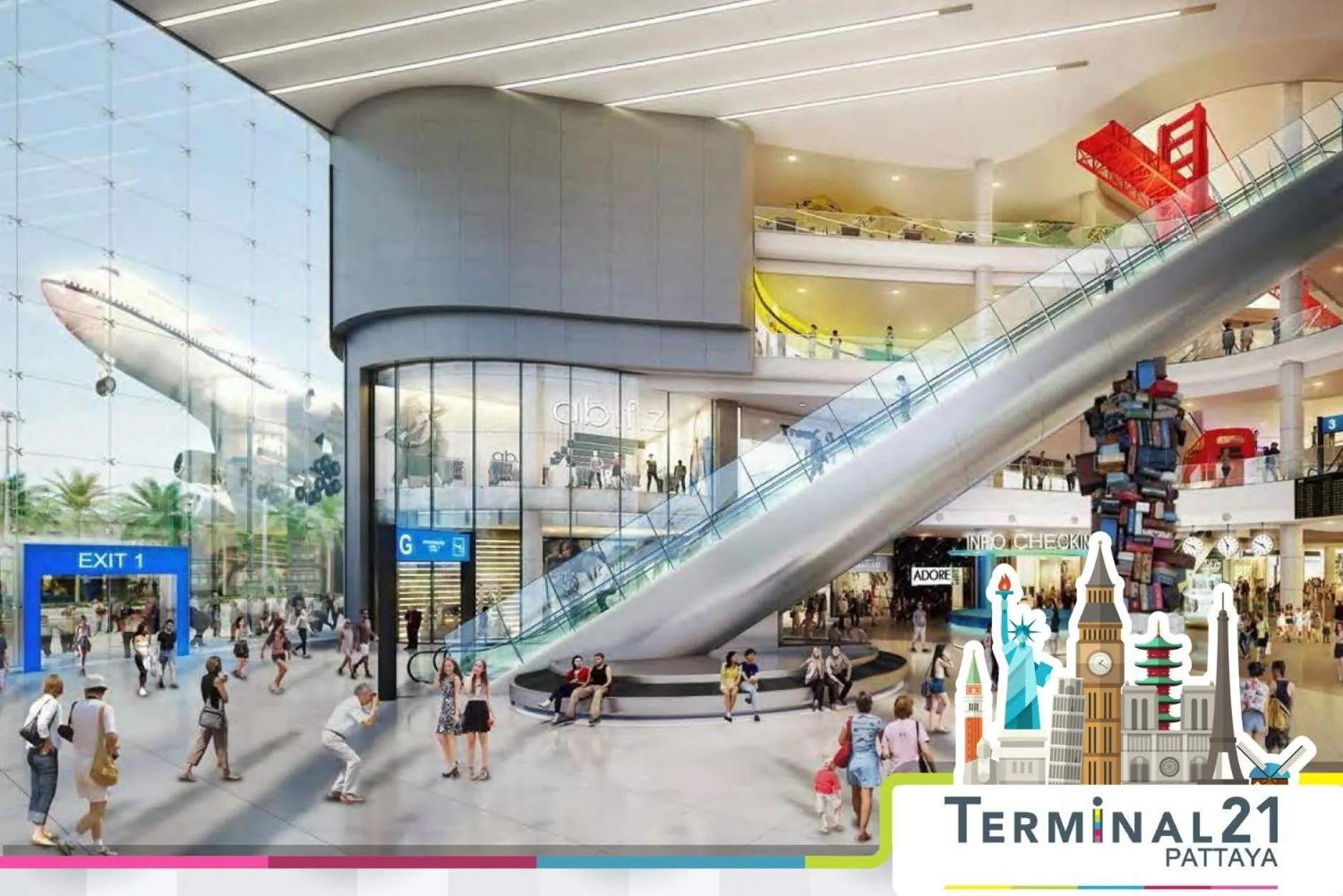 Shopping Area in Sunshine Hip Hotel