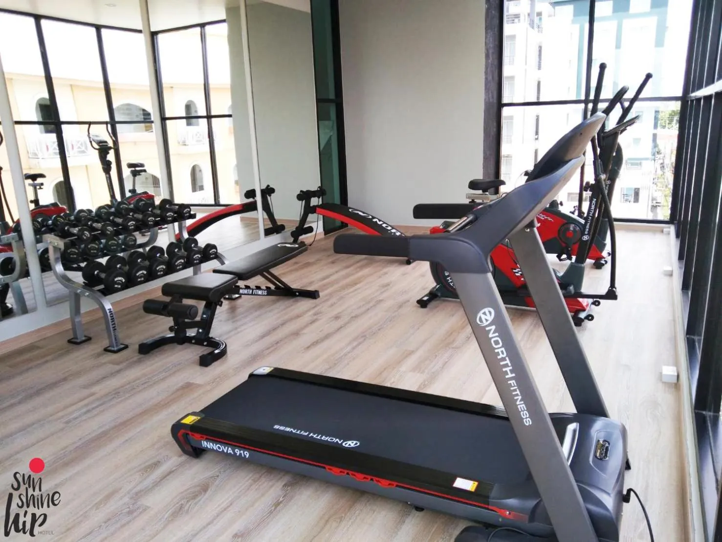Fitness centre/facilities in Sunshine Hip Hotel
