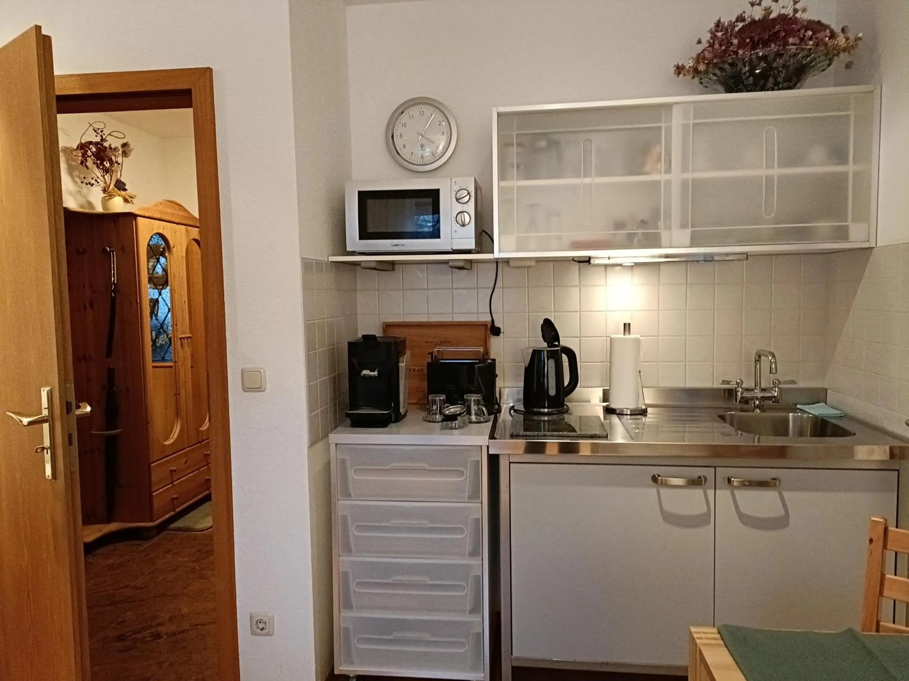 Kitchen or kitchenette in Apartment HAUS MERLIN am Böckelsberg