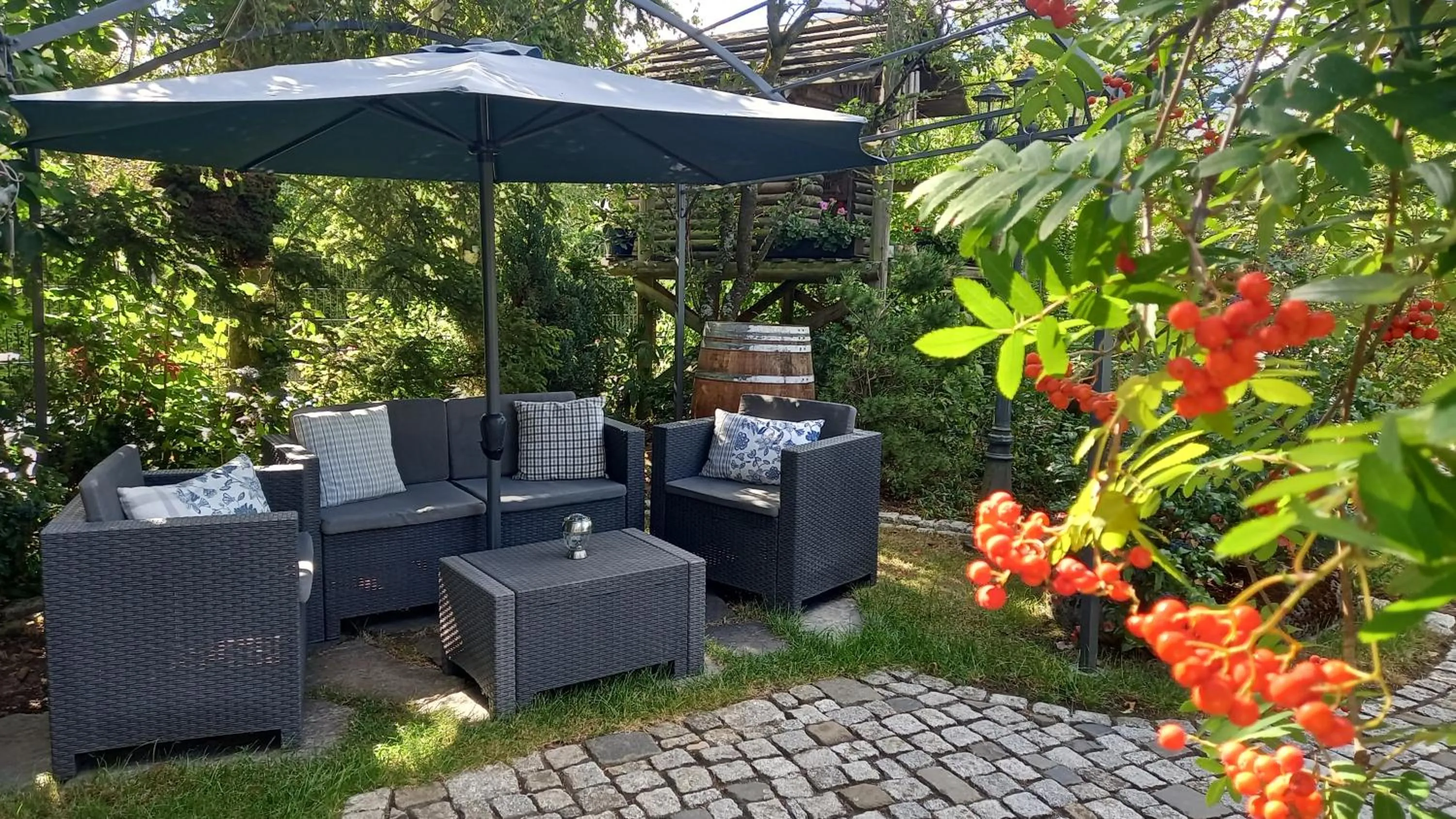 Seating area in Apartment HAUS MERLIN am Böckelsberg