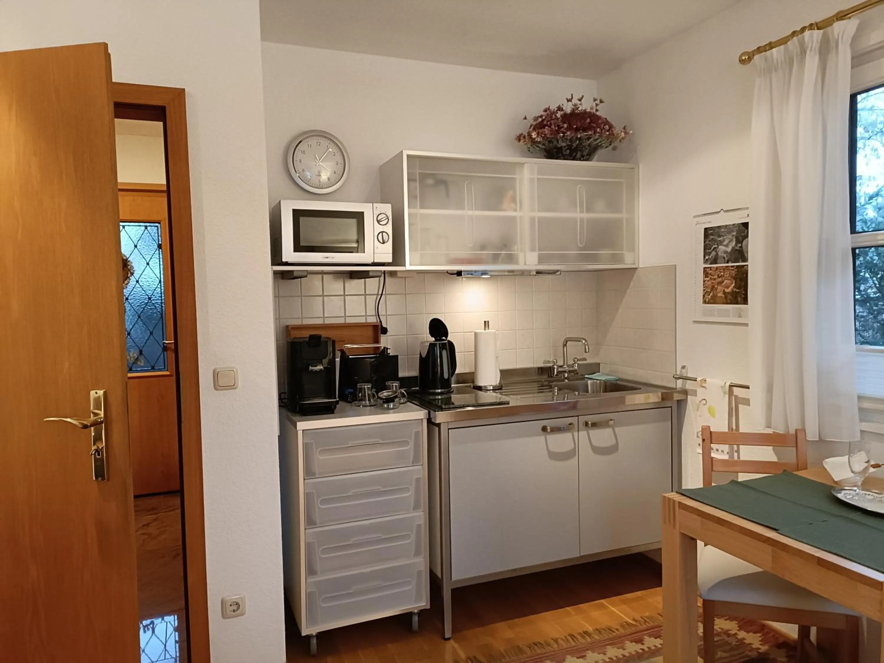 Kitchen or kitchenette in Apartment HAUS MERLIN am Böckelsberg