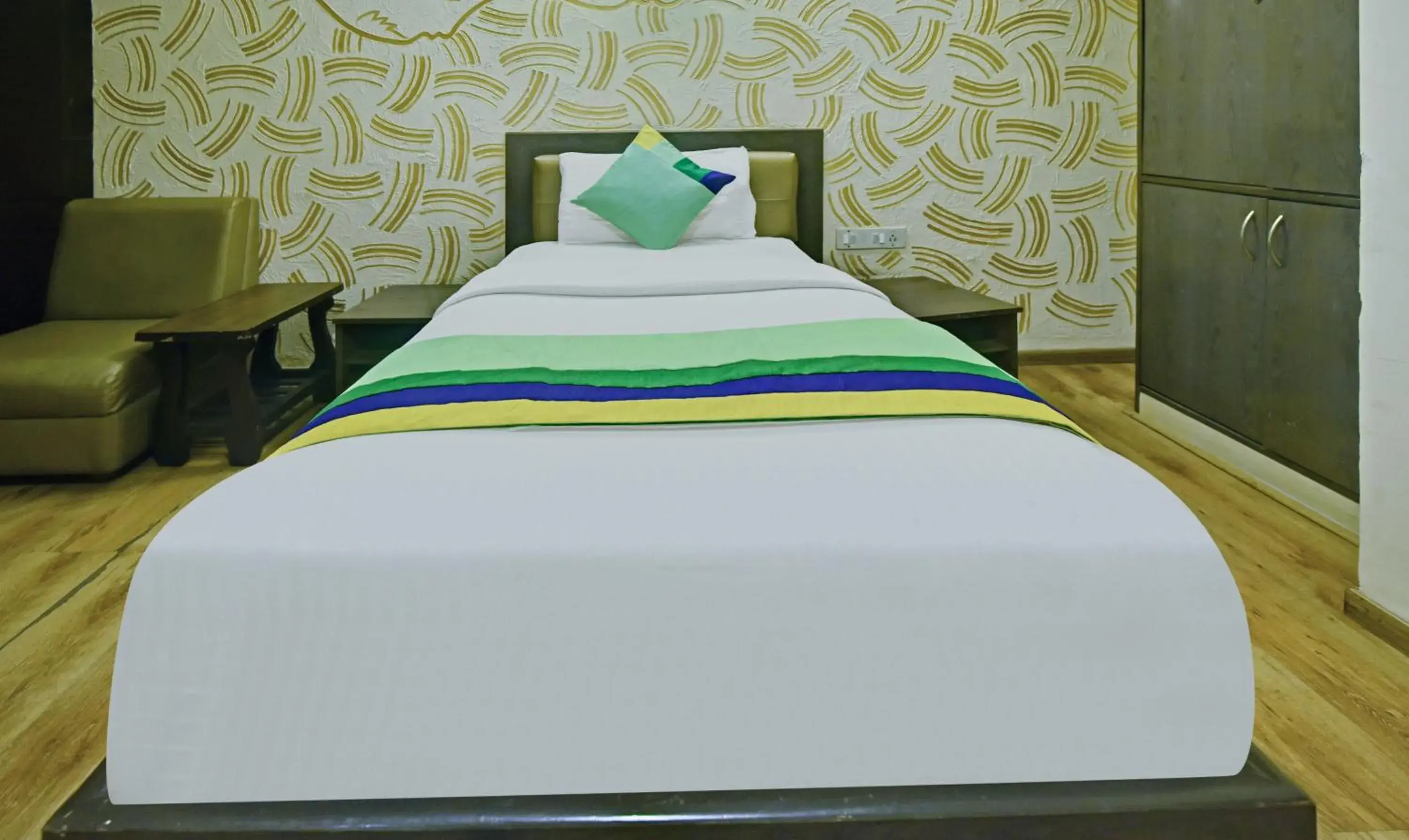 Bedroom, Bed in Treebo Savoury Sea Shell Residency Bedroom, Bed in Treebo Savoury Sea Shell Residency