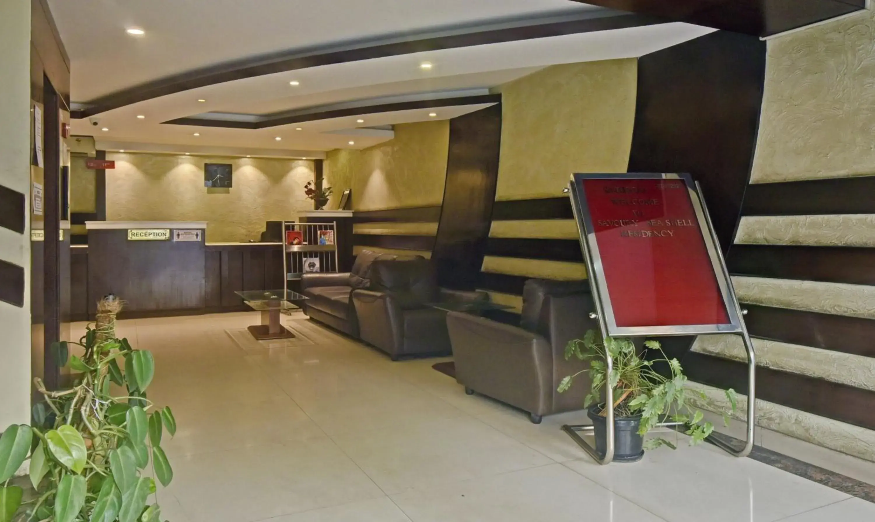Lobby or reception in Treebo Savoury Sea Shell Residency Lobby or reception in Treebo Savoury Sea Shell Residency