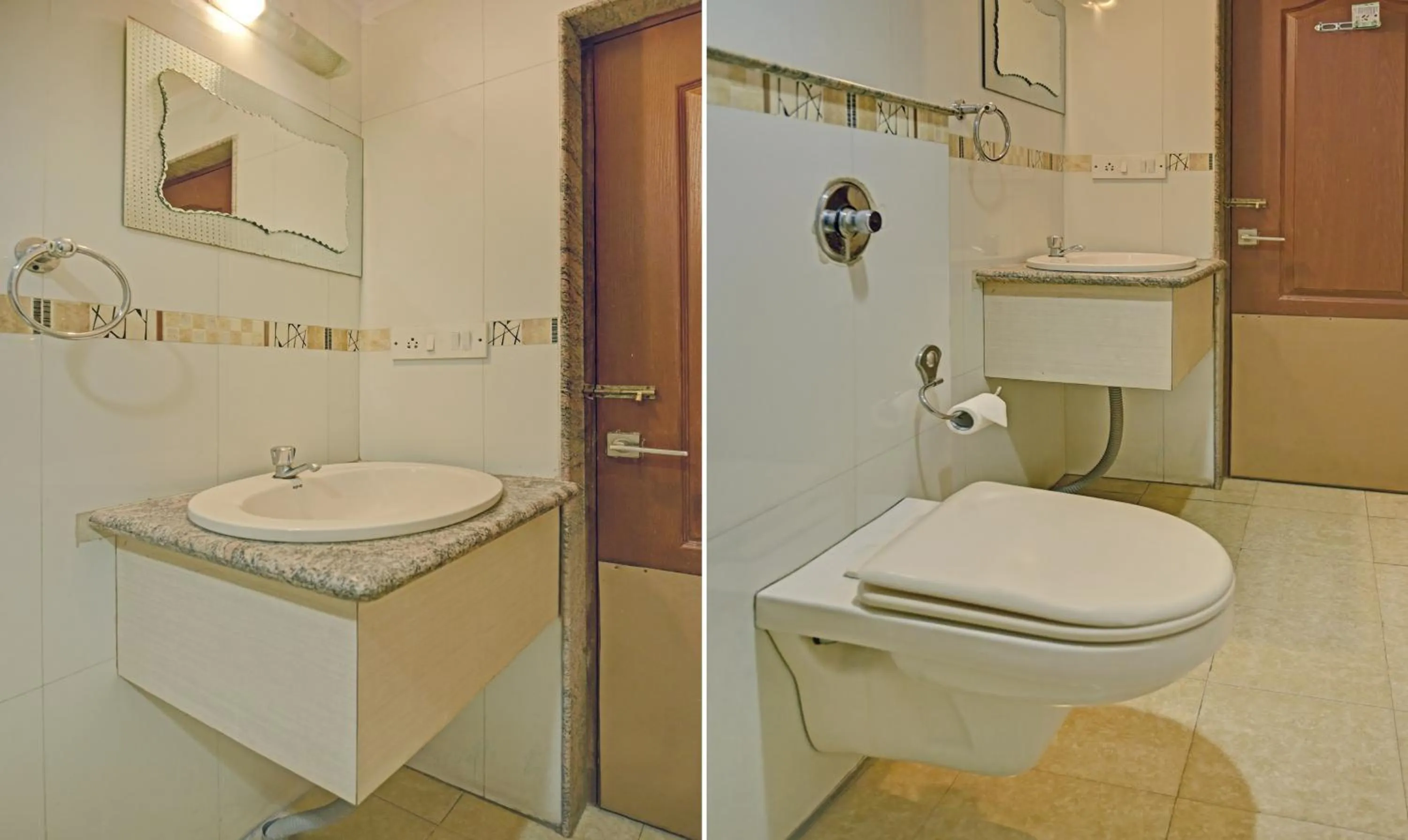 Bathroom in Treebo Savoury Sea Shell Residency