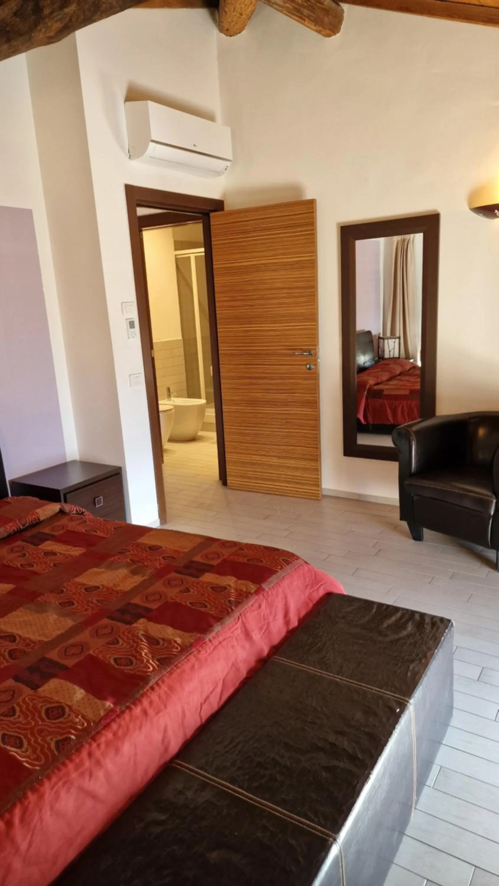 Bathroom, Bed in Cala Dei Mori