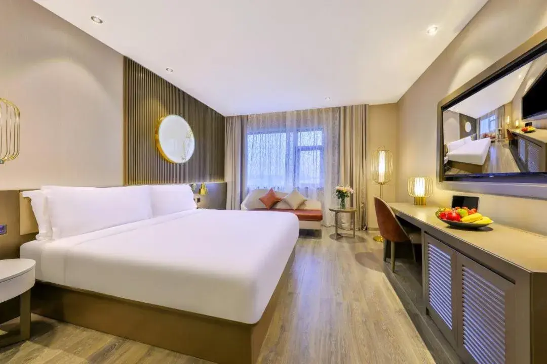 Bed in Crystal Orange Hotel Dahua Hutai Road Bed in Crystal Orange Hotel Dahua Hutai Road