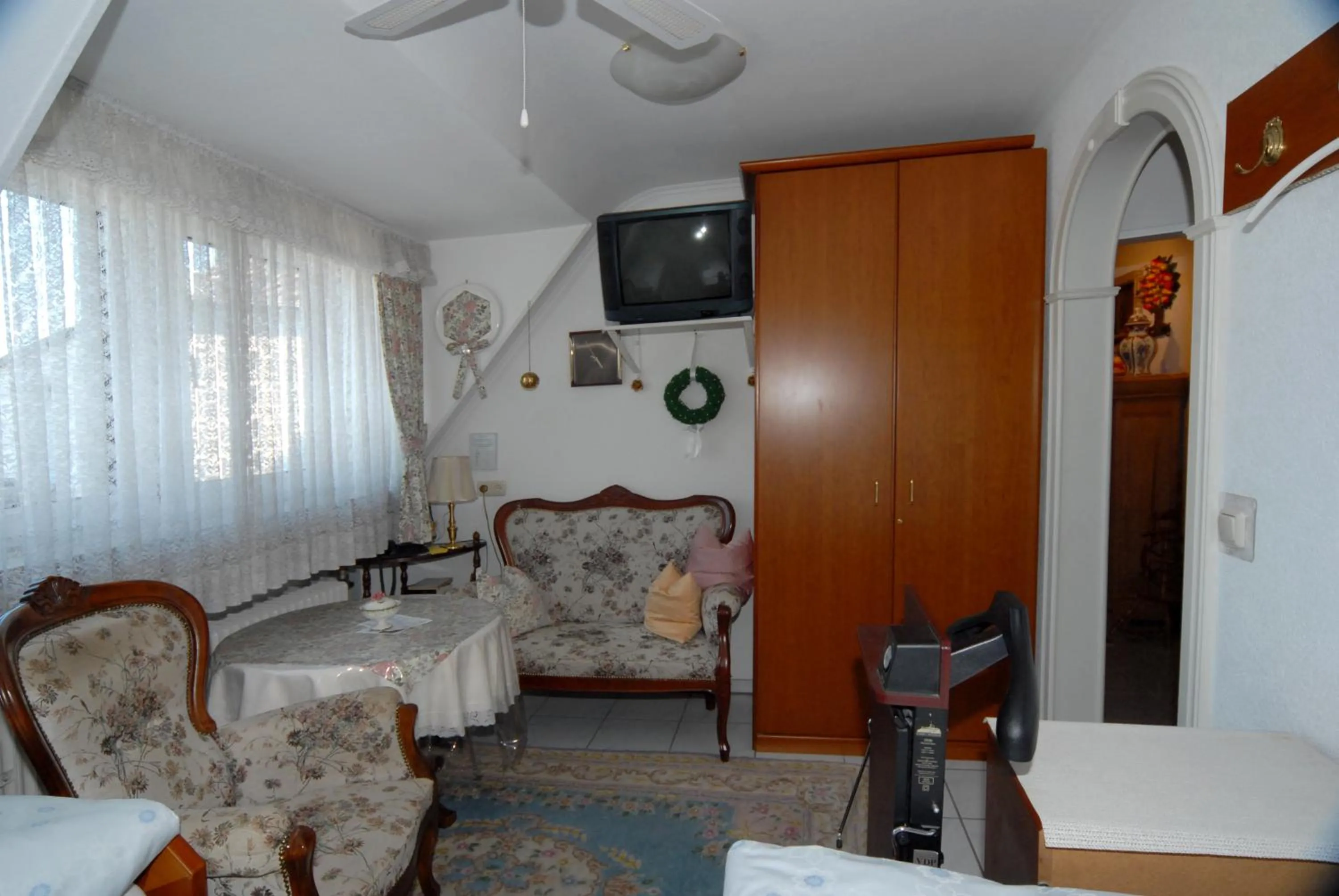 Seating area, Bed in Haus Wessel
