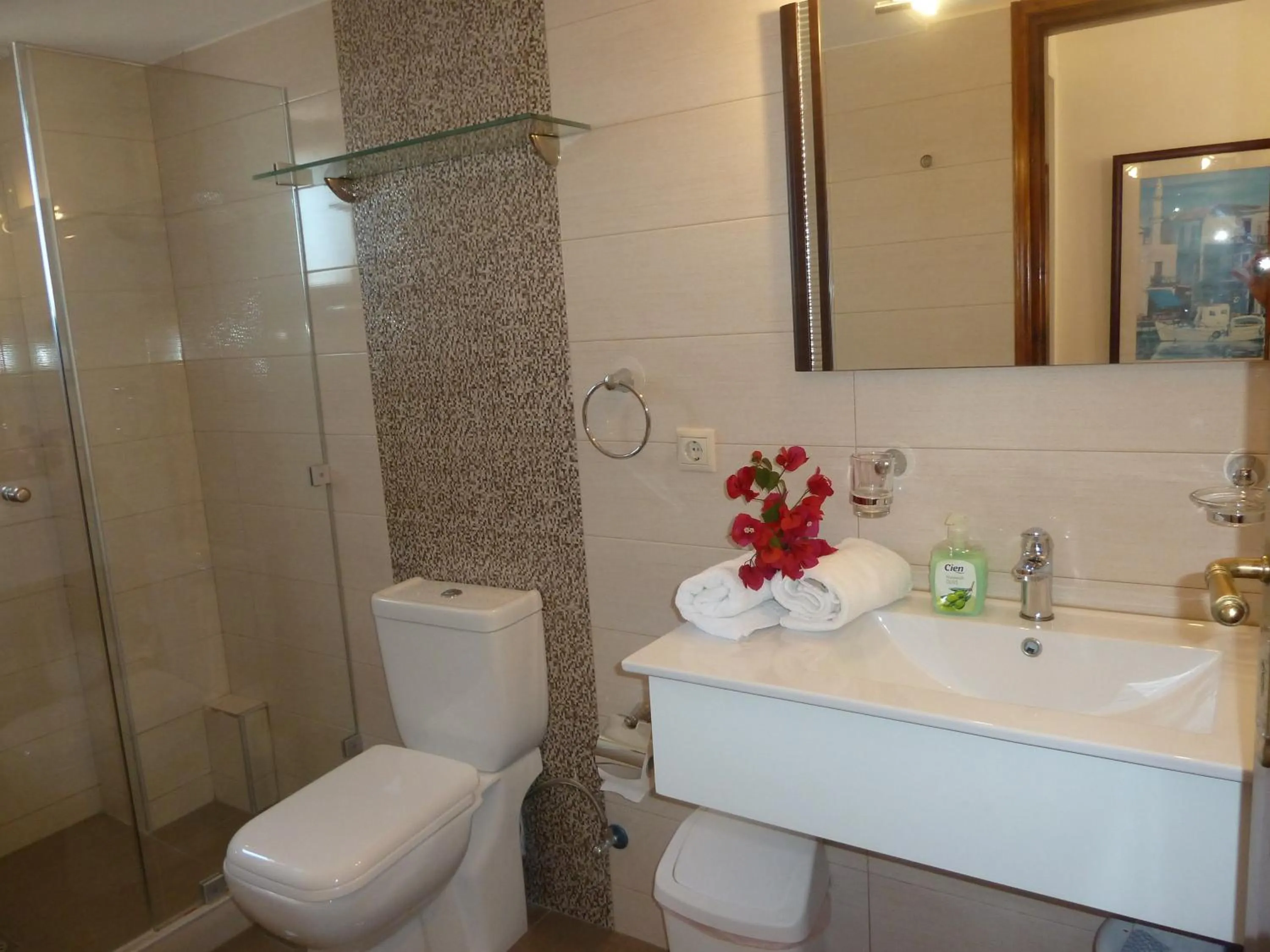 Toilet in Calergi Residence - Holidays in Crete