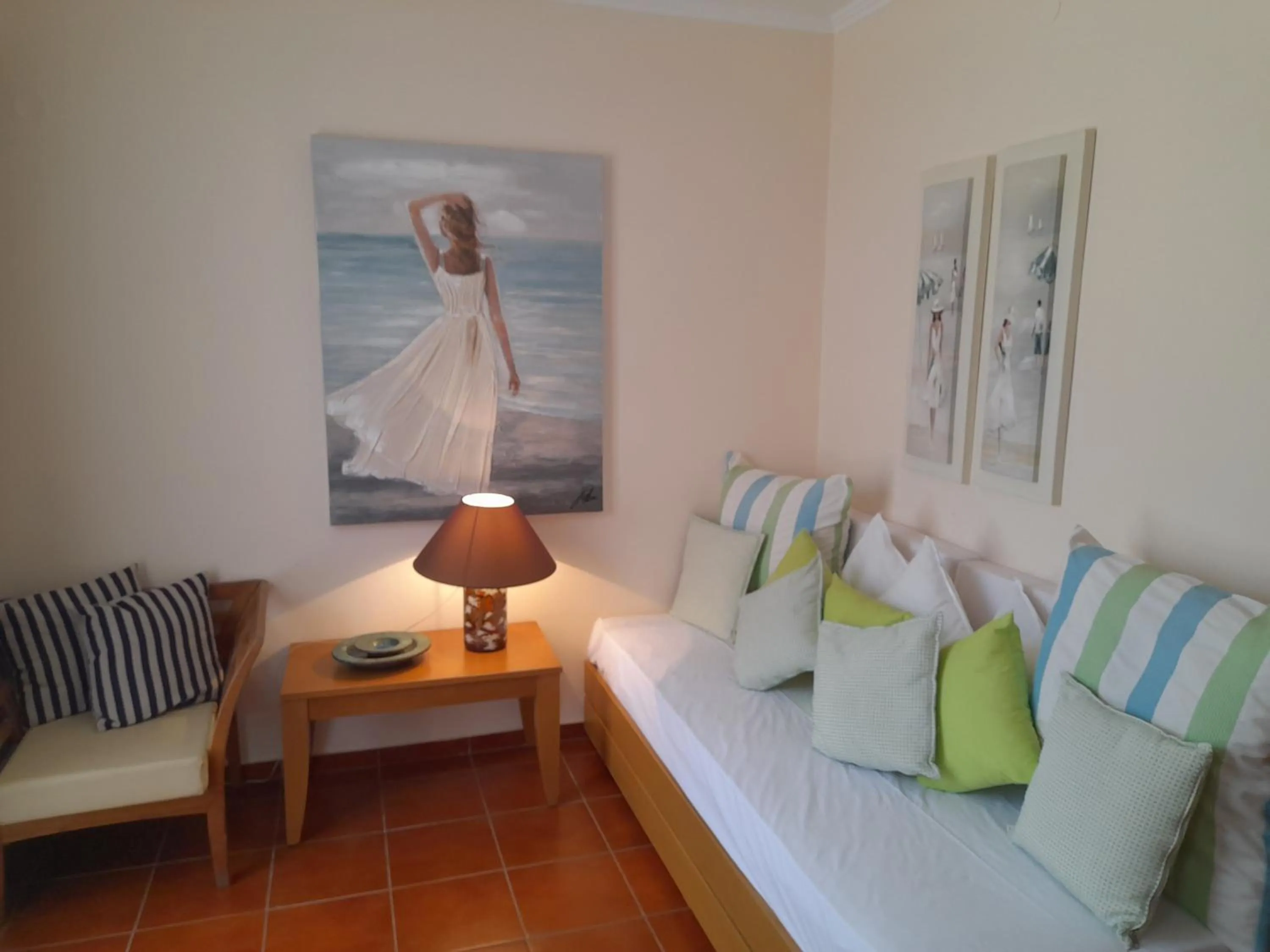 Living room, Bed in Calergi Residence - Holidays in Crete