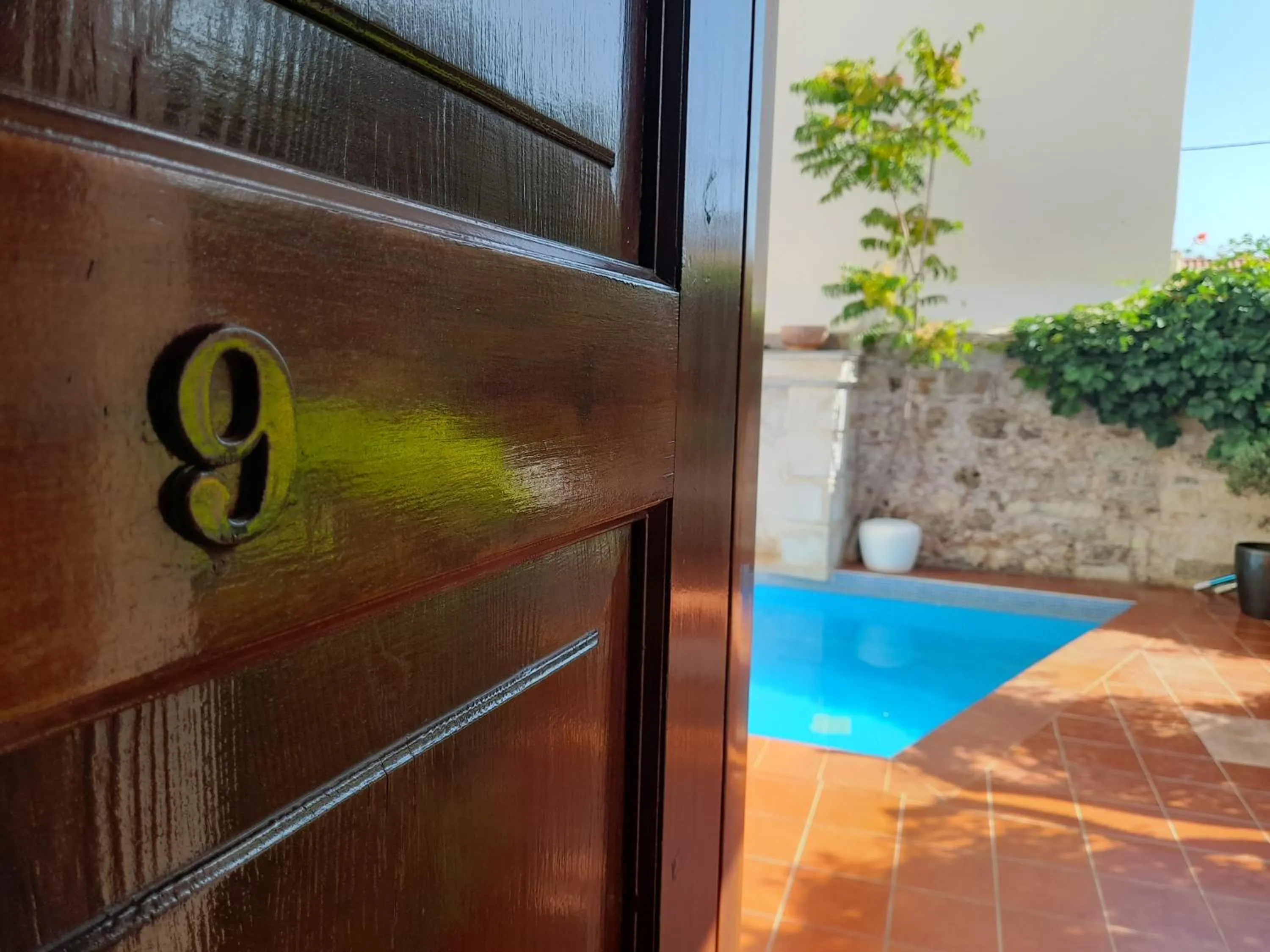 Swimming pool in Calergi Residence - Holidays in Crete