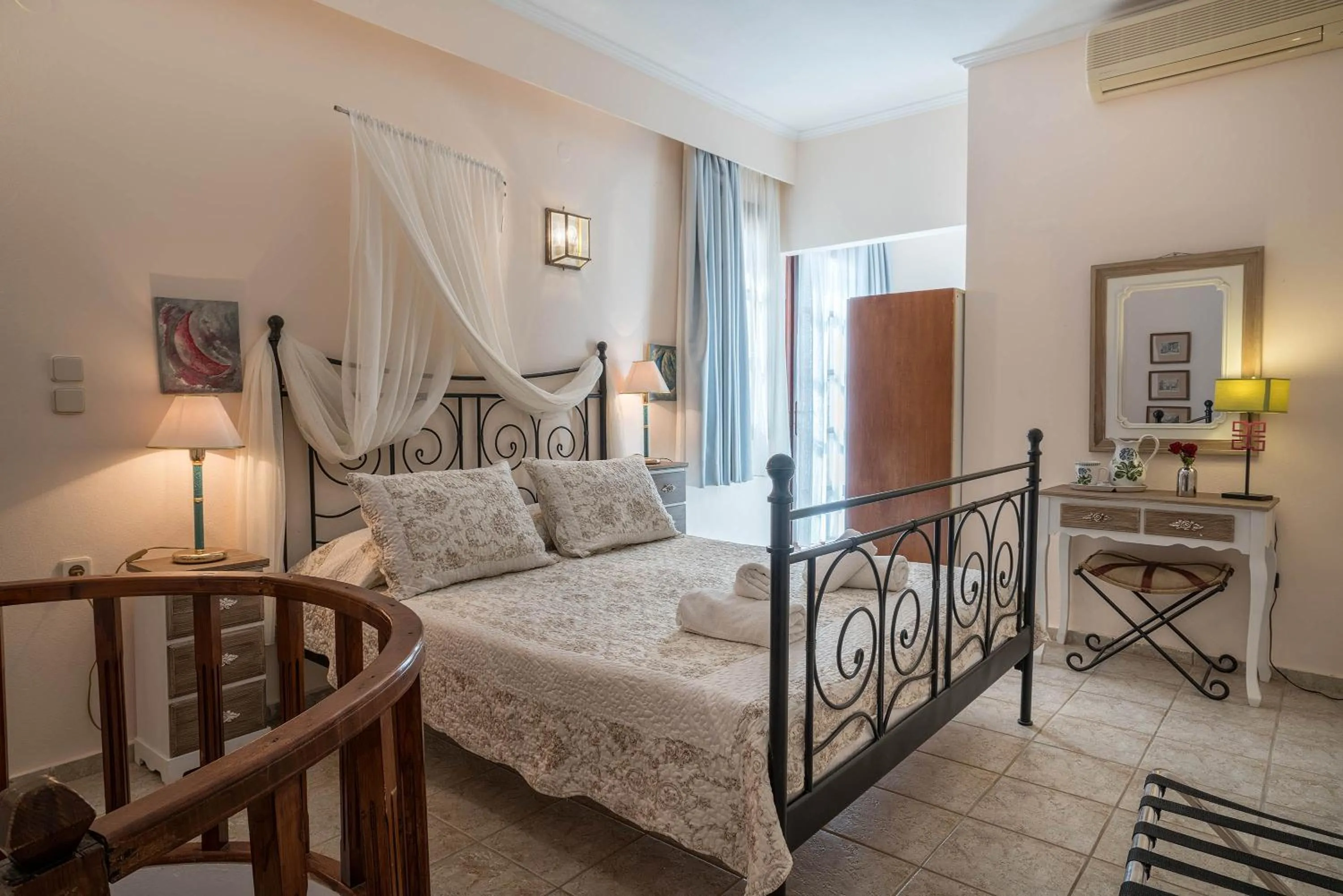 Bedroom, Bed in Calergi Residence - Holidays in Crete