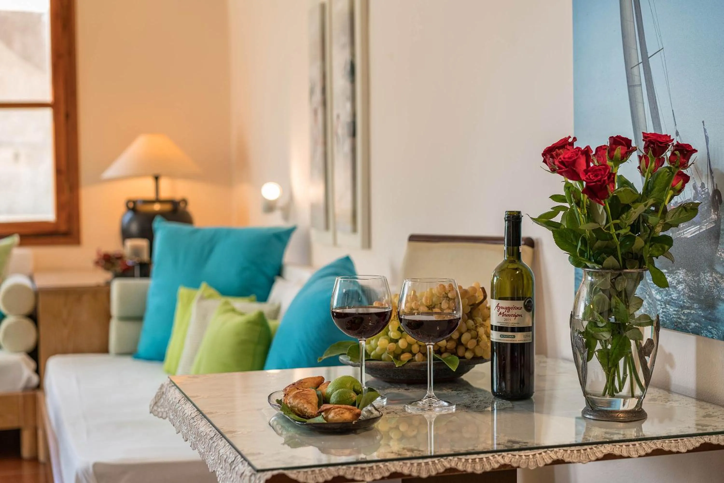 Living room in Calergi Residence - Holidays in Crete