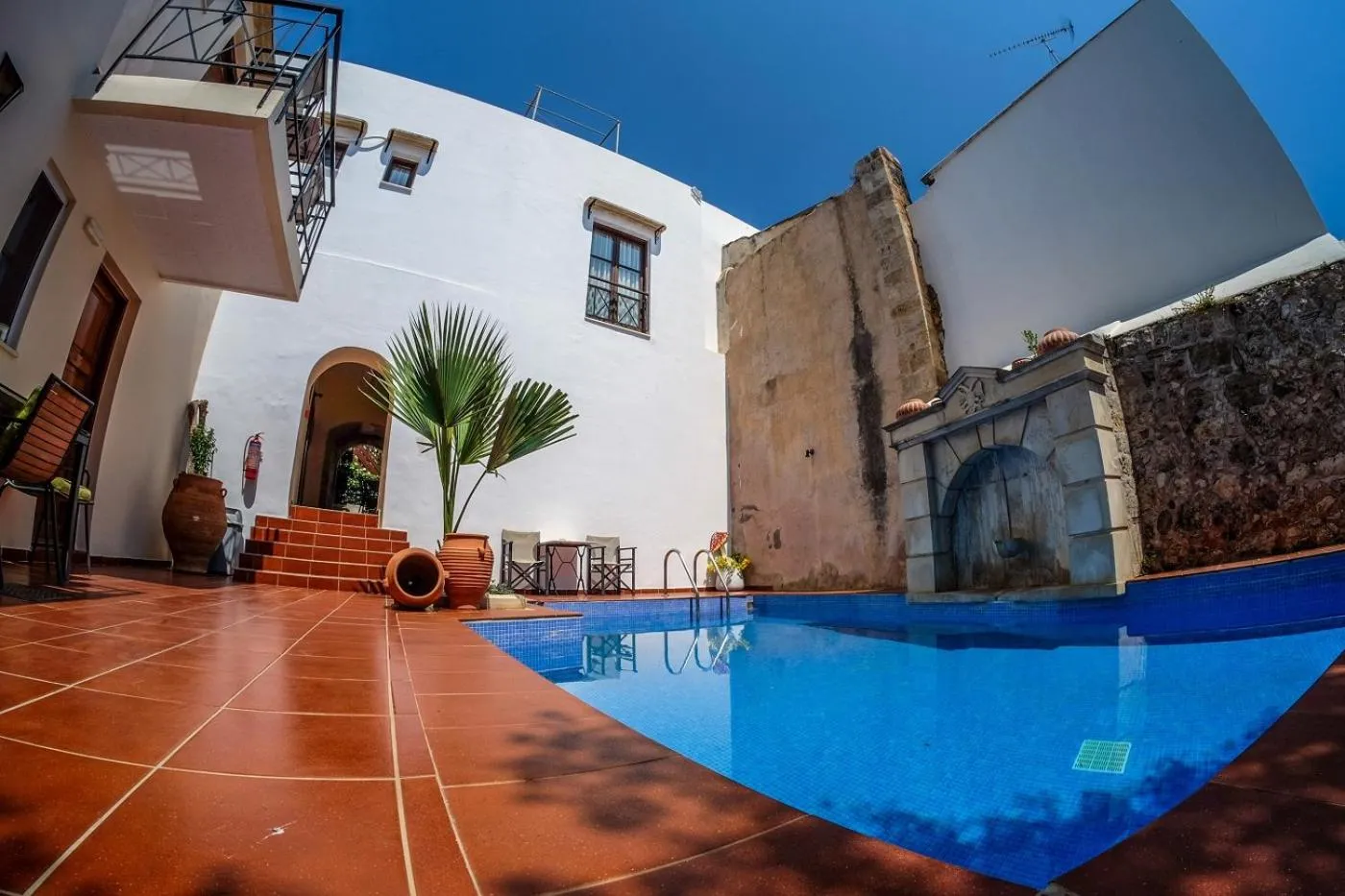 Swimming pool in Calergi Residence - Holidays in Crete