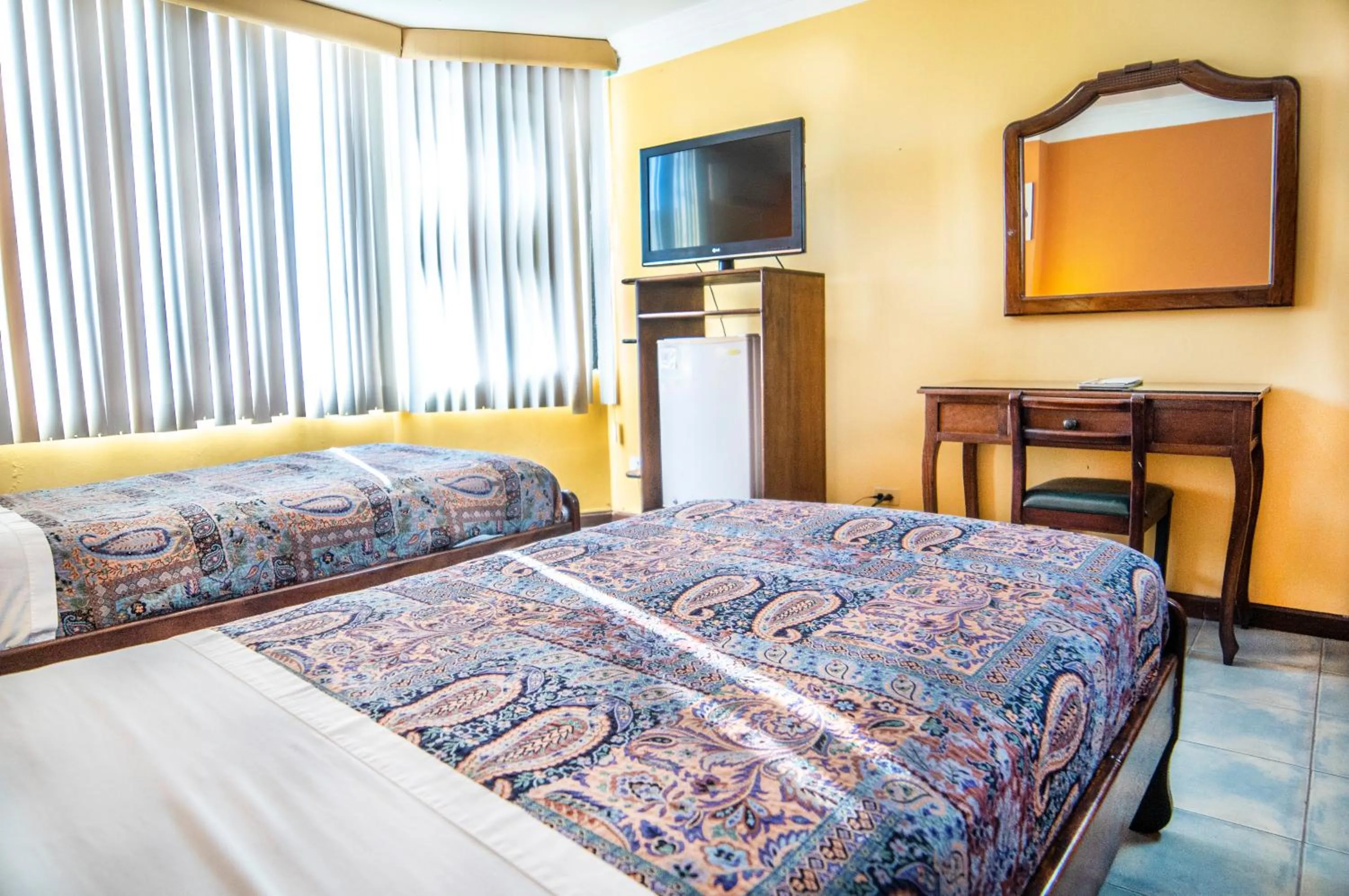 Bed in Hotel El Auca