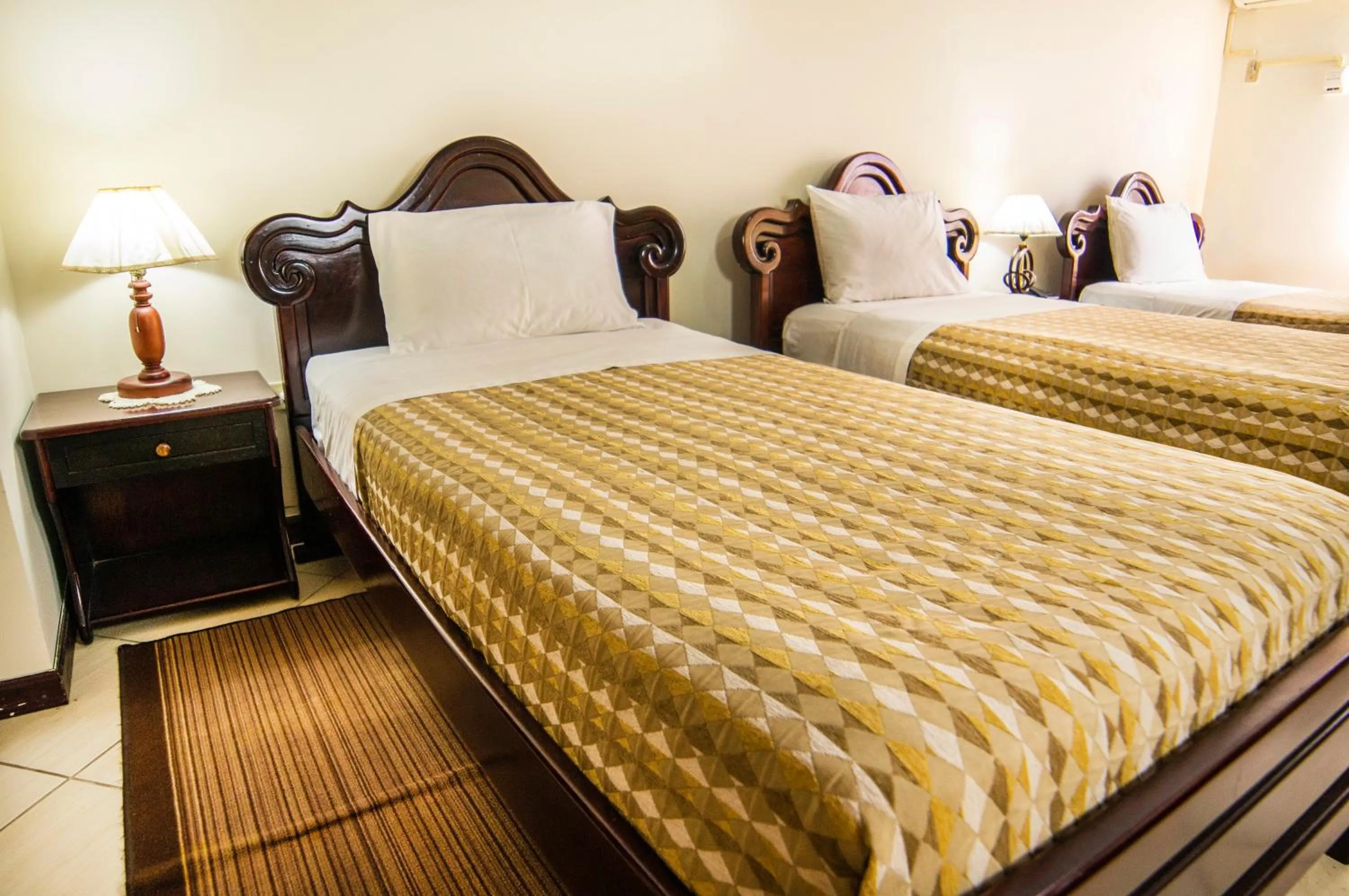 Bed in Hotel El Auca