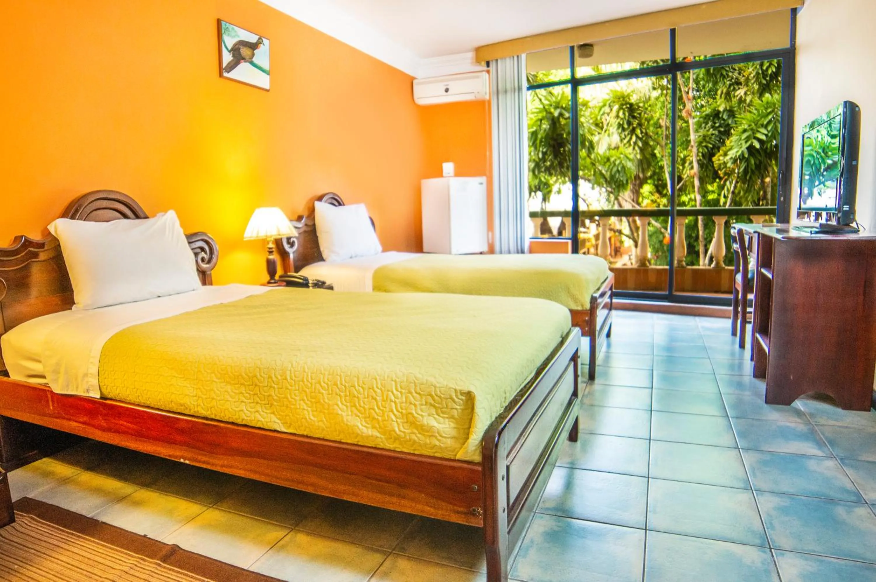 Bed in Hotel El Auca