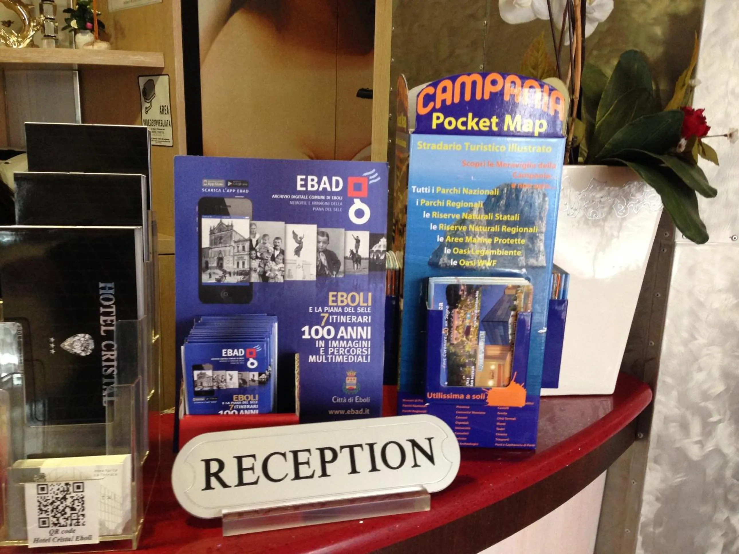 Lobby or reception in Hotel Cristal Eboli