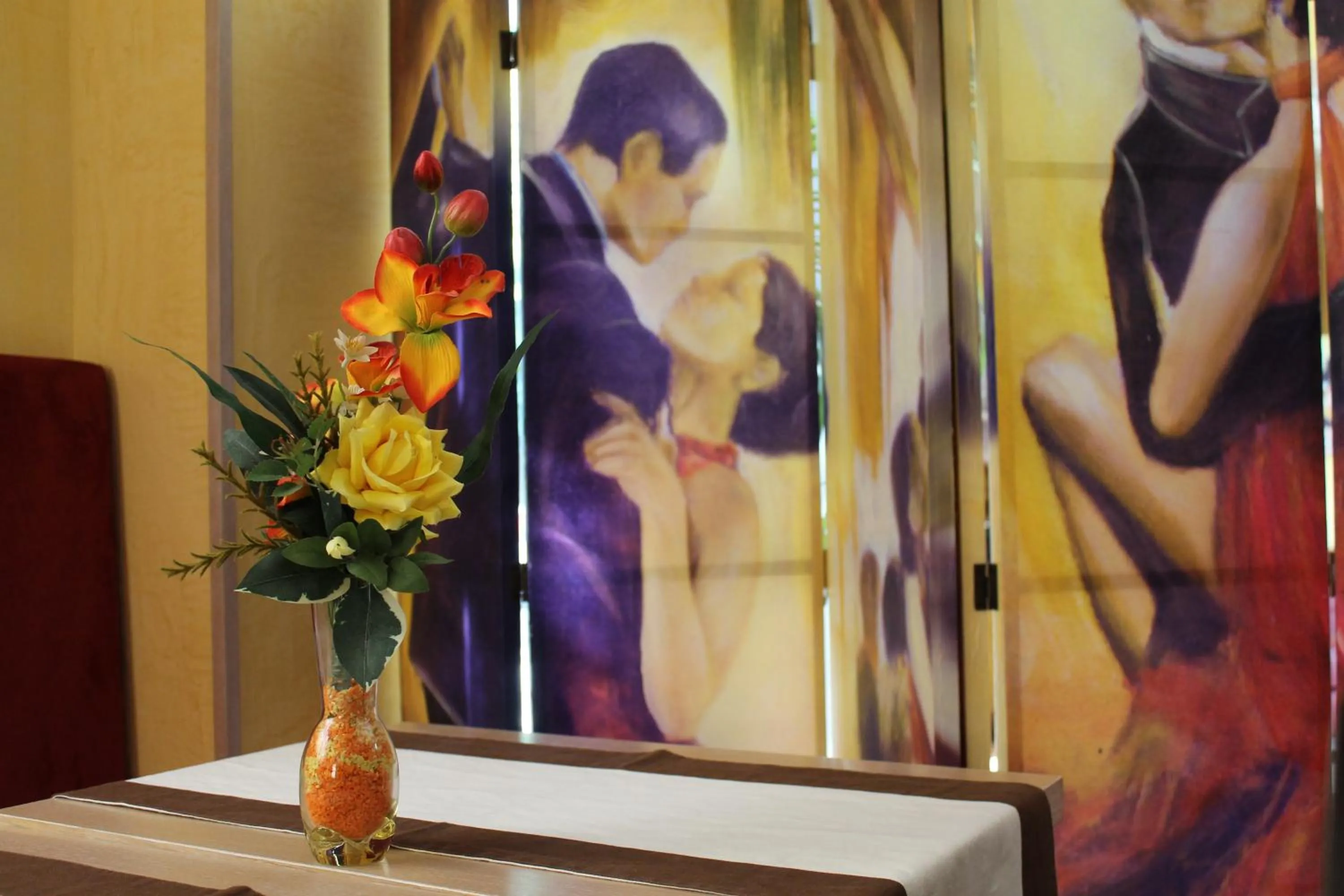 Communal lounge/ TV room in Hotel Cristal Eboli