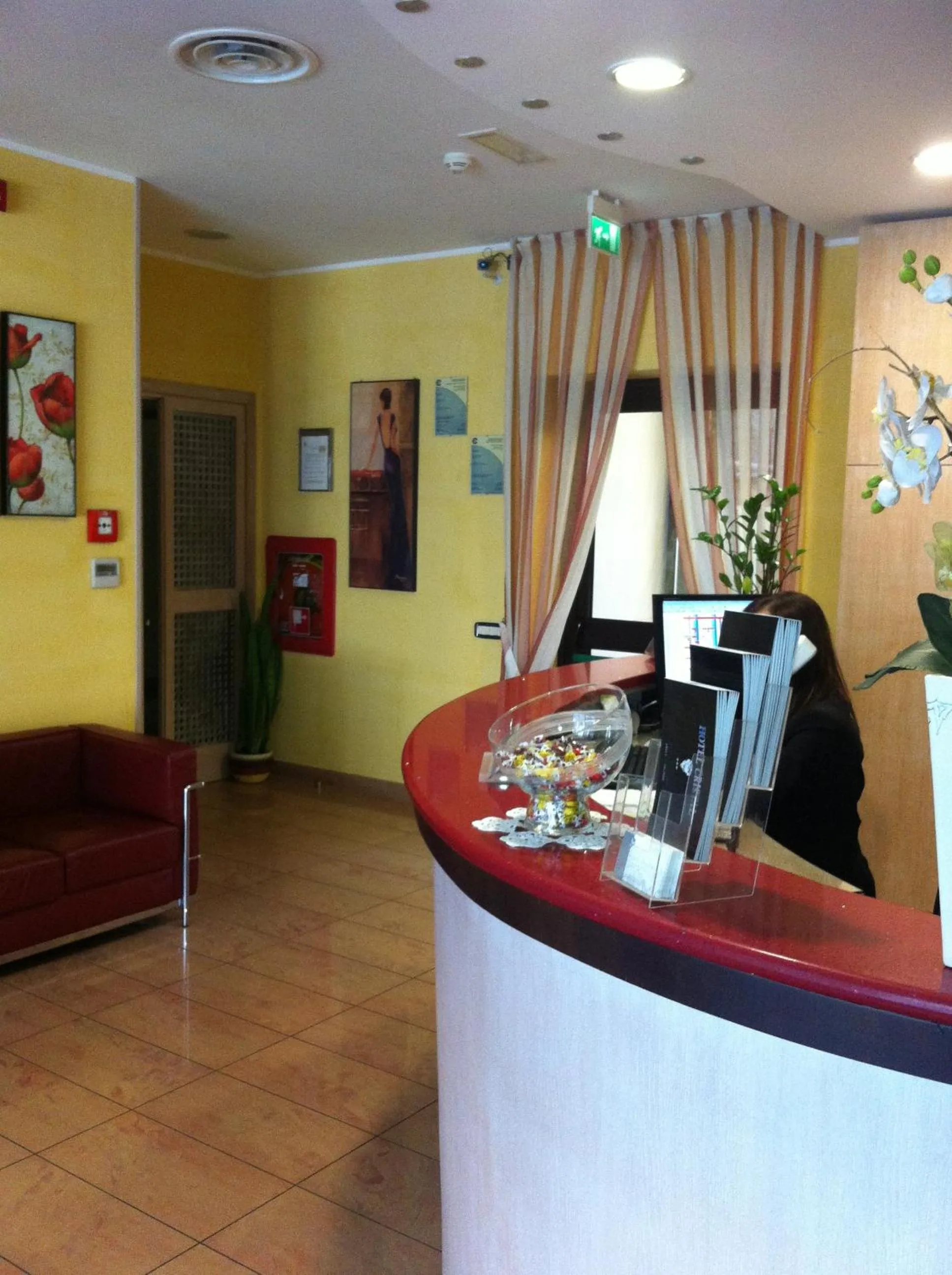 Lobby or reception in Hotel Cristal Eboli