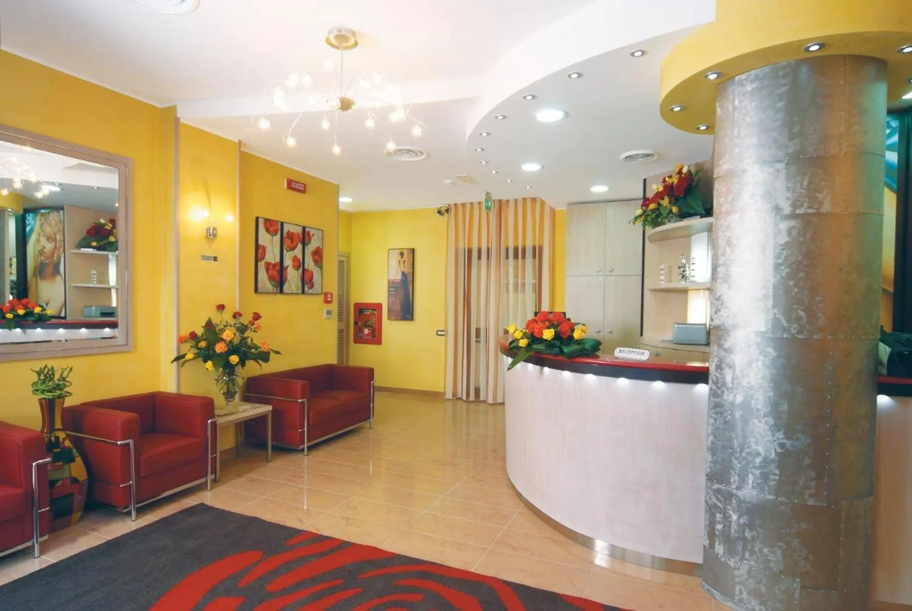 Lobby or reception in Hotel Cristal Eboli