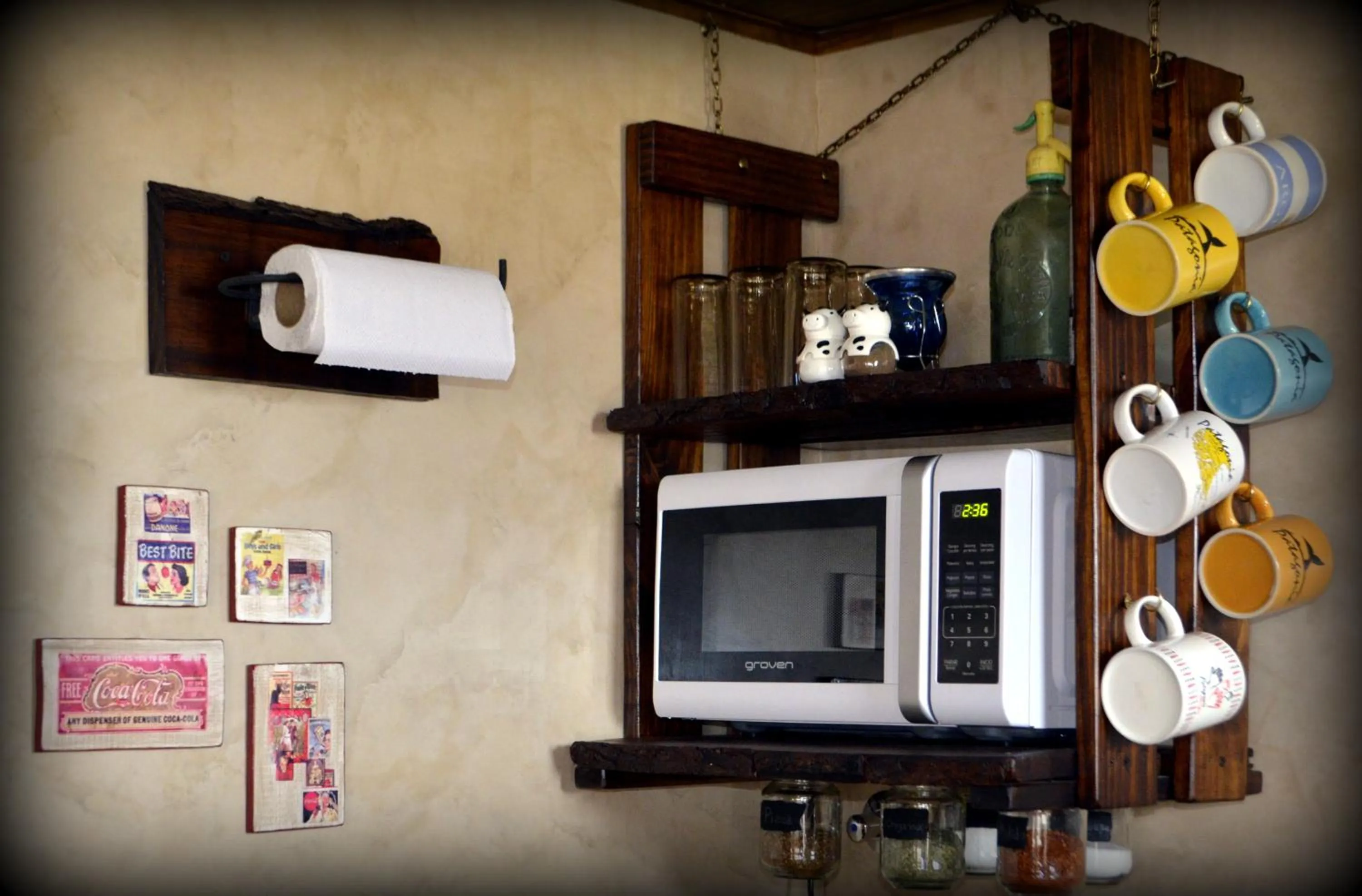 Kitchen or kitchenette in Cabañas Alechen