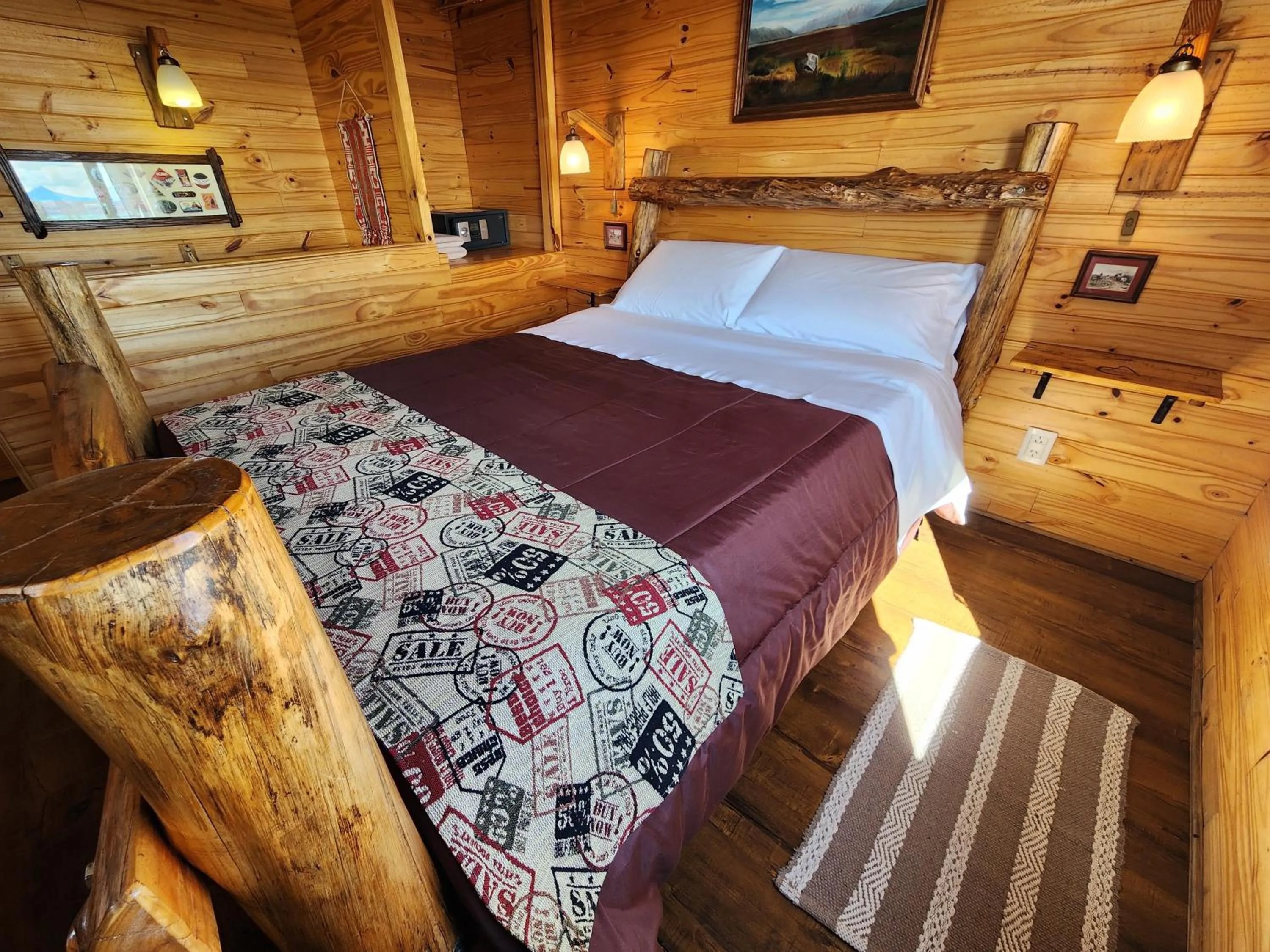 Bedroom, Bed in Cabañas Alechen