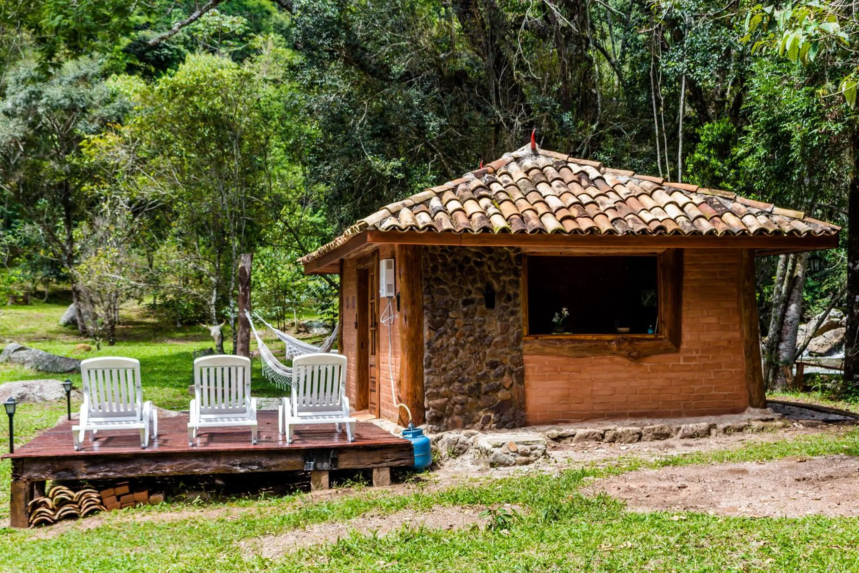 Sauna in Pousada Cabanas no Mundo