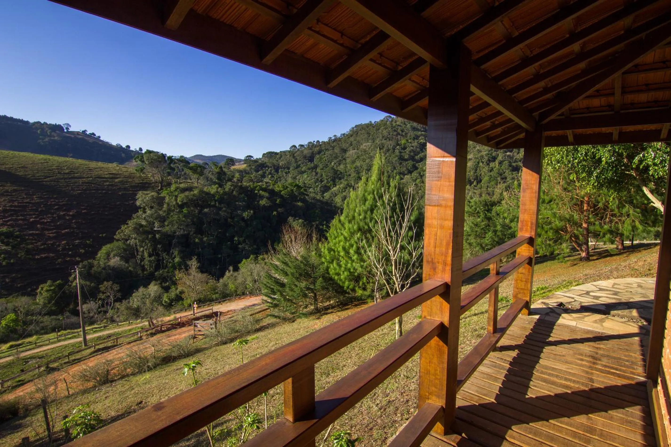 Balcony/Terrace in Pousada Cabanas no Mundo