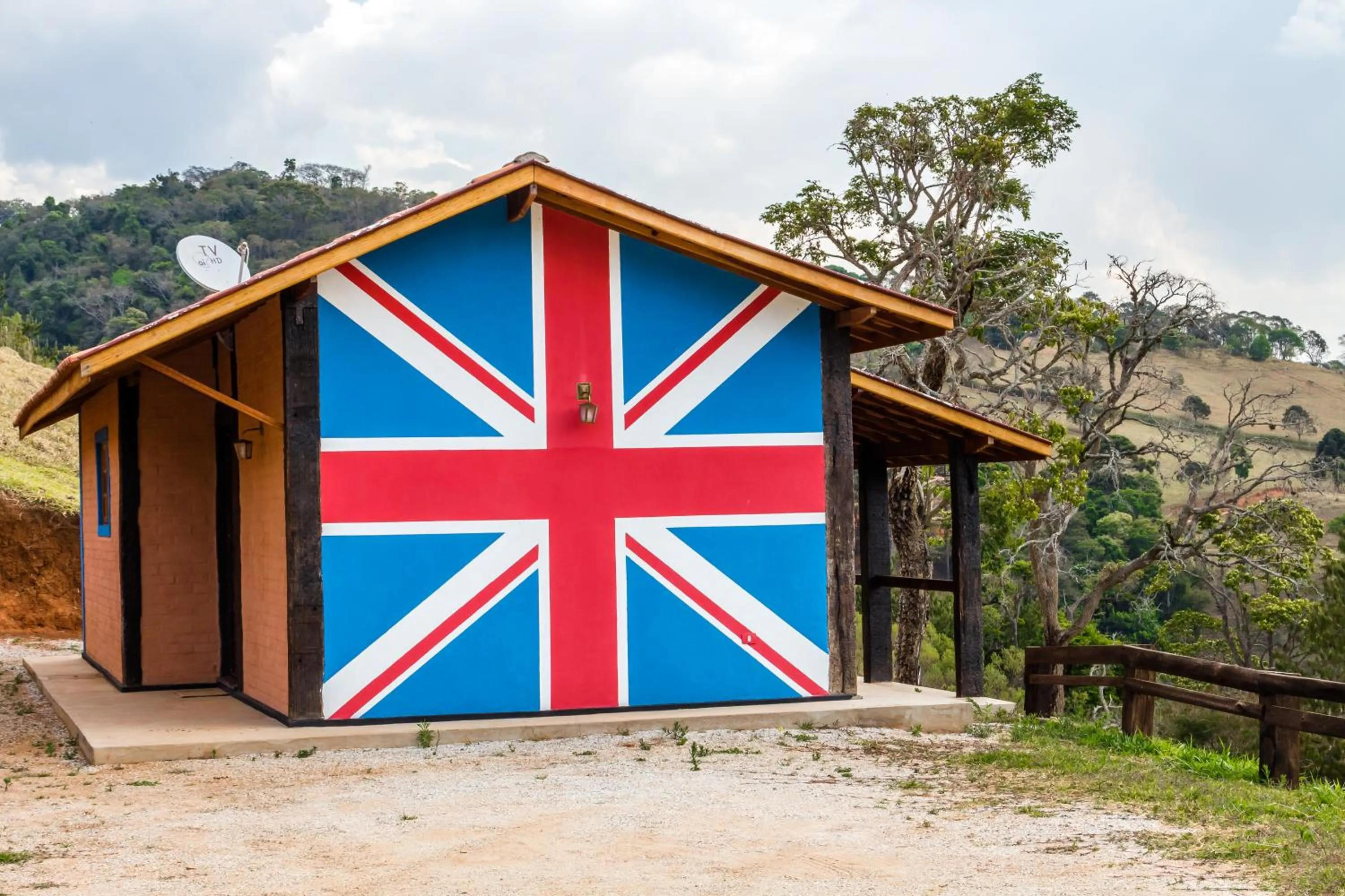 Decorative detail in Pousada Cabanas no Mundo