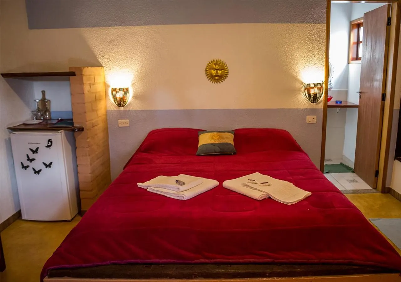 Photo of the whole room, Bed in Pousada Cabanas no Mundo