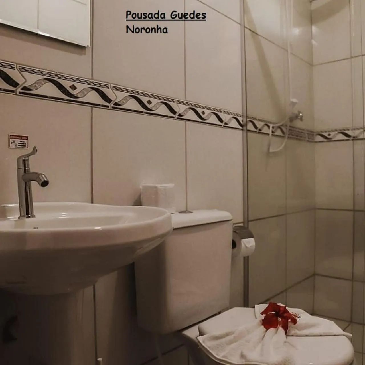 Bathroom in Pousada Guedes Noronha