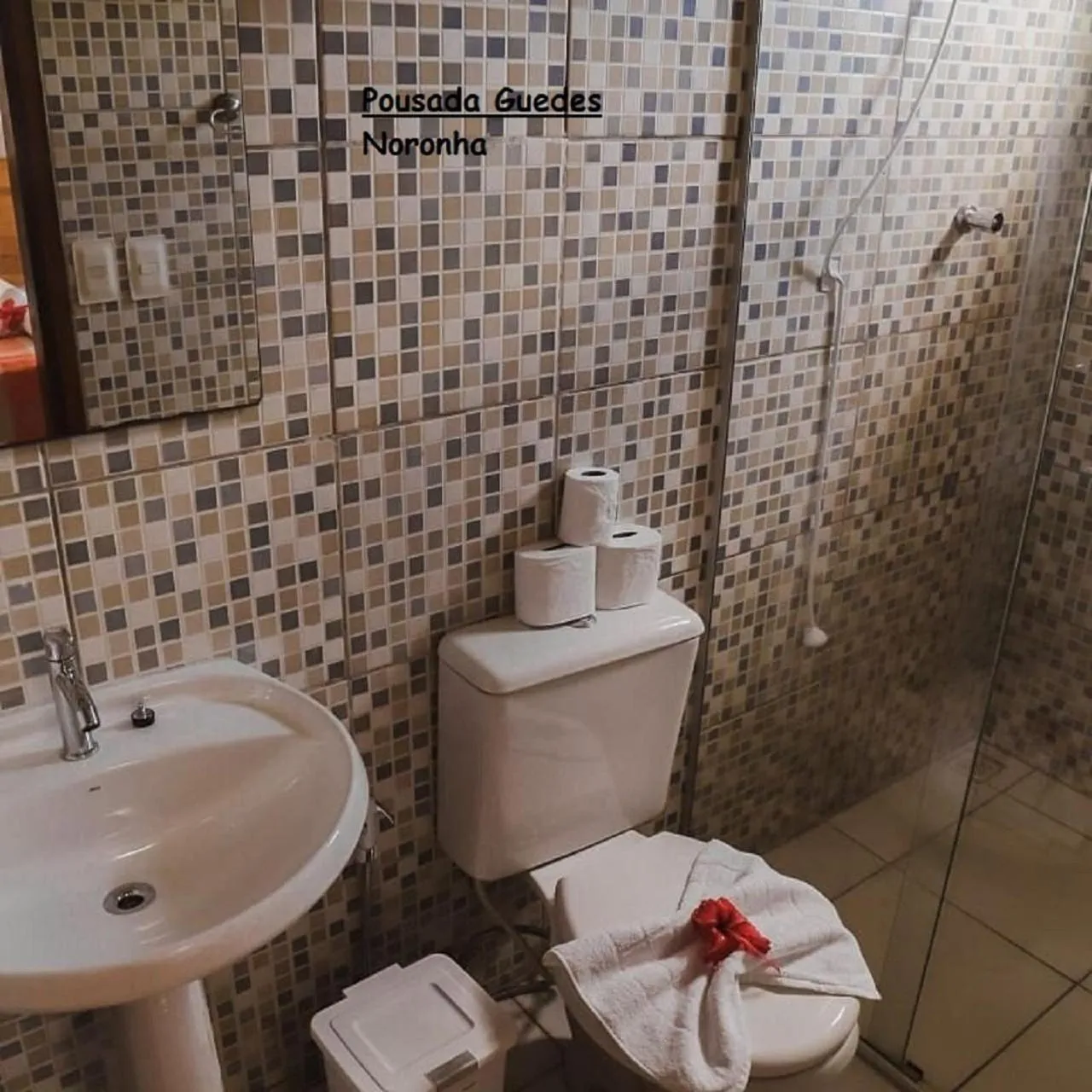 Bathroom in Pousada Guedes Noronha