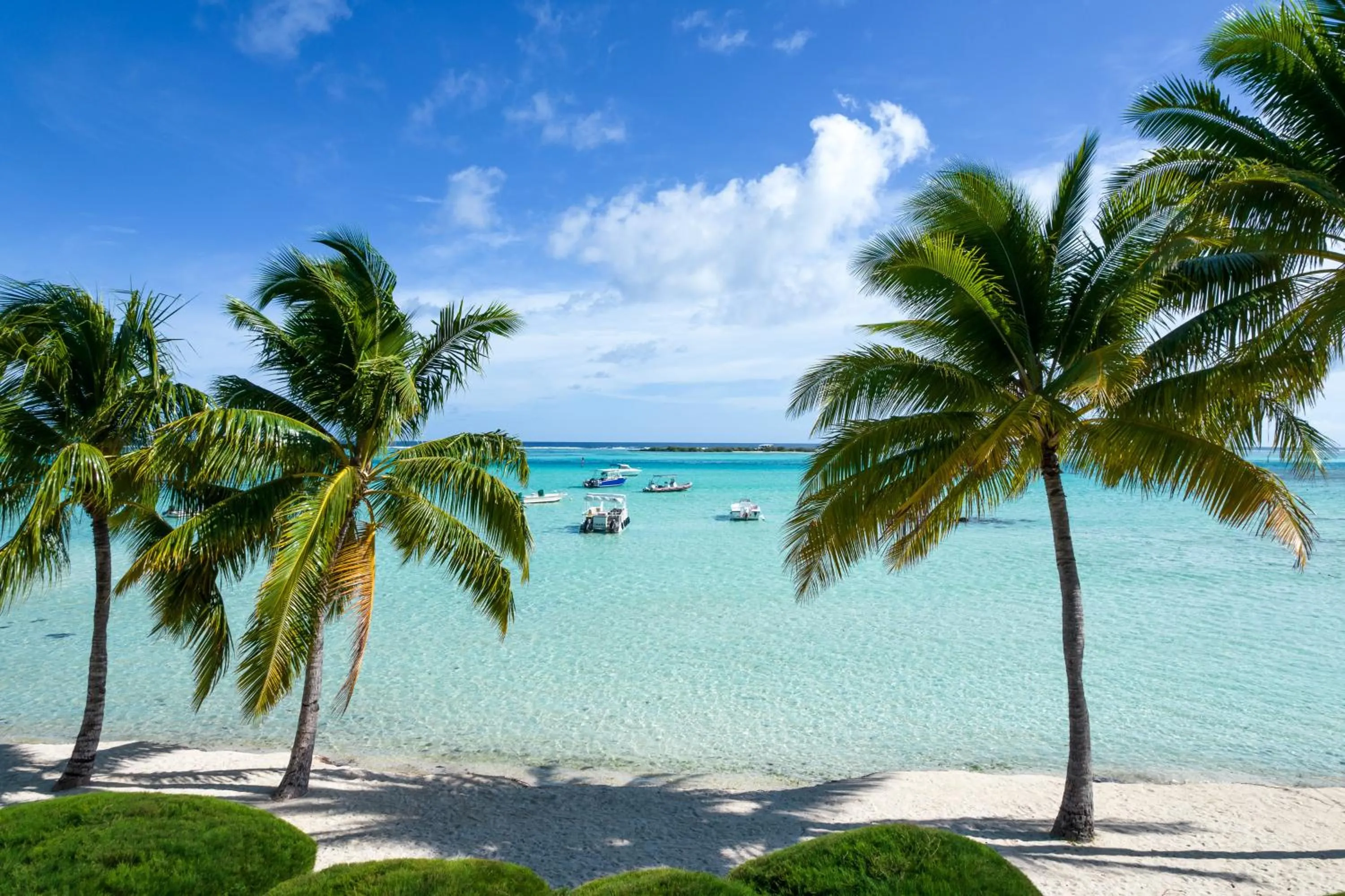 Beach in Moorea Sunset Beach