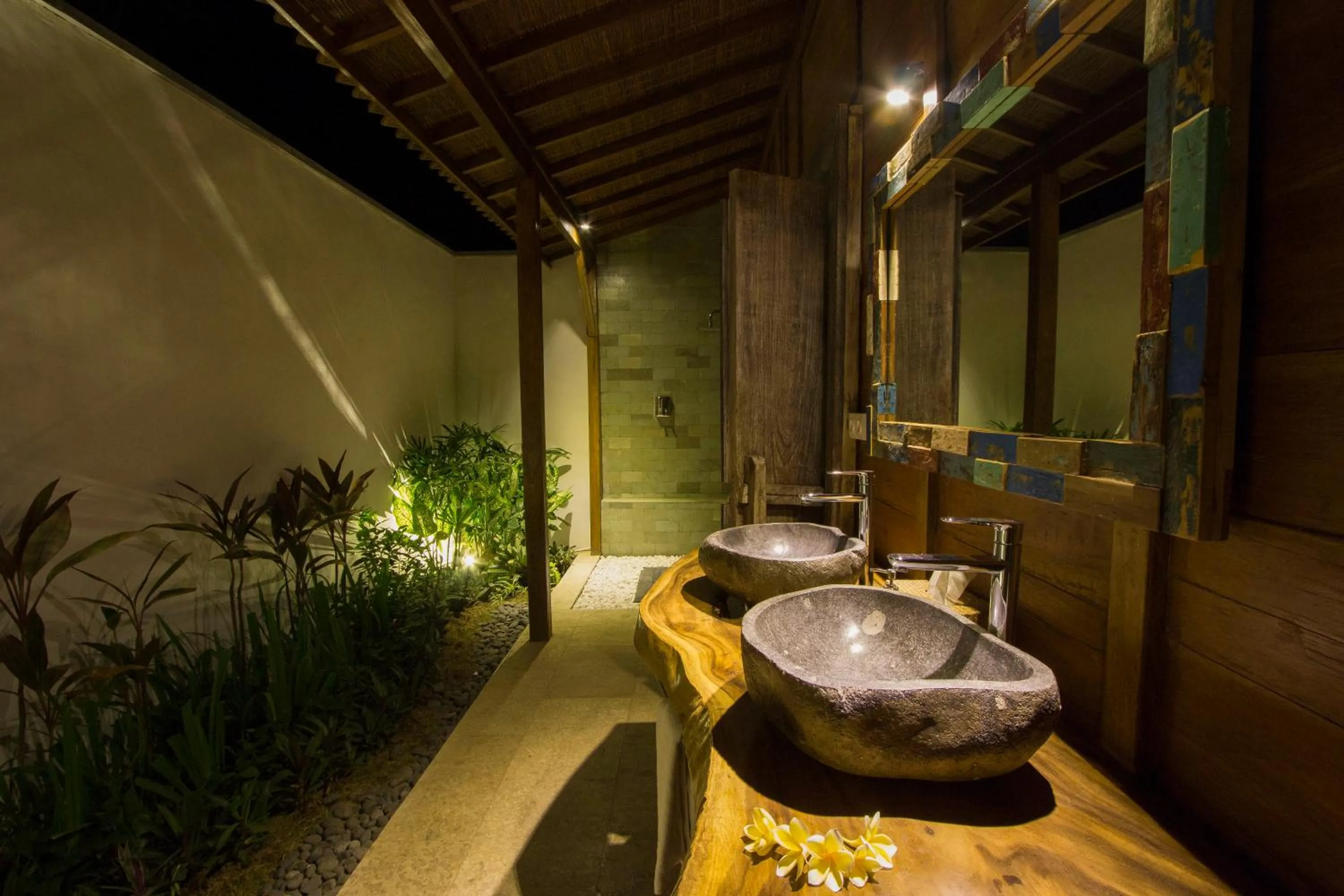 Bathroom in Benthos Bali Dive Resort
