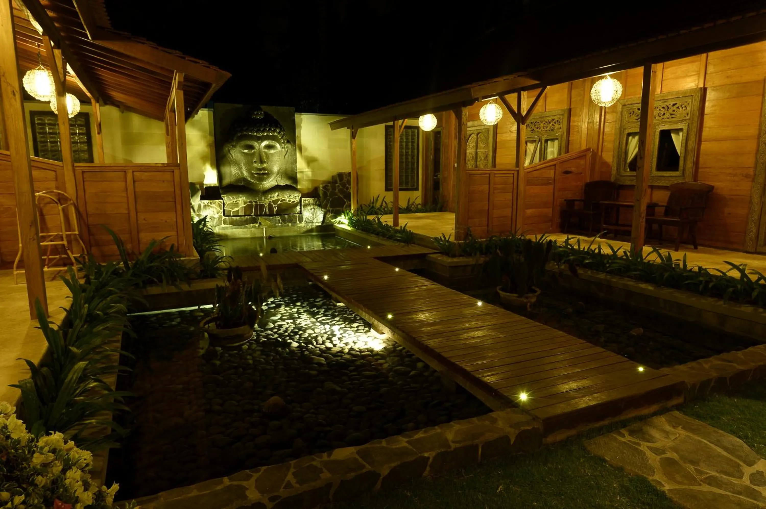 Decorative detail in Benthos Bali Dive Resort