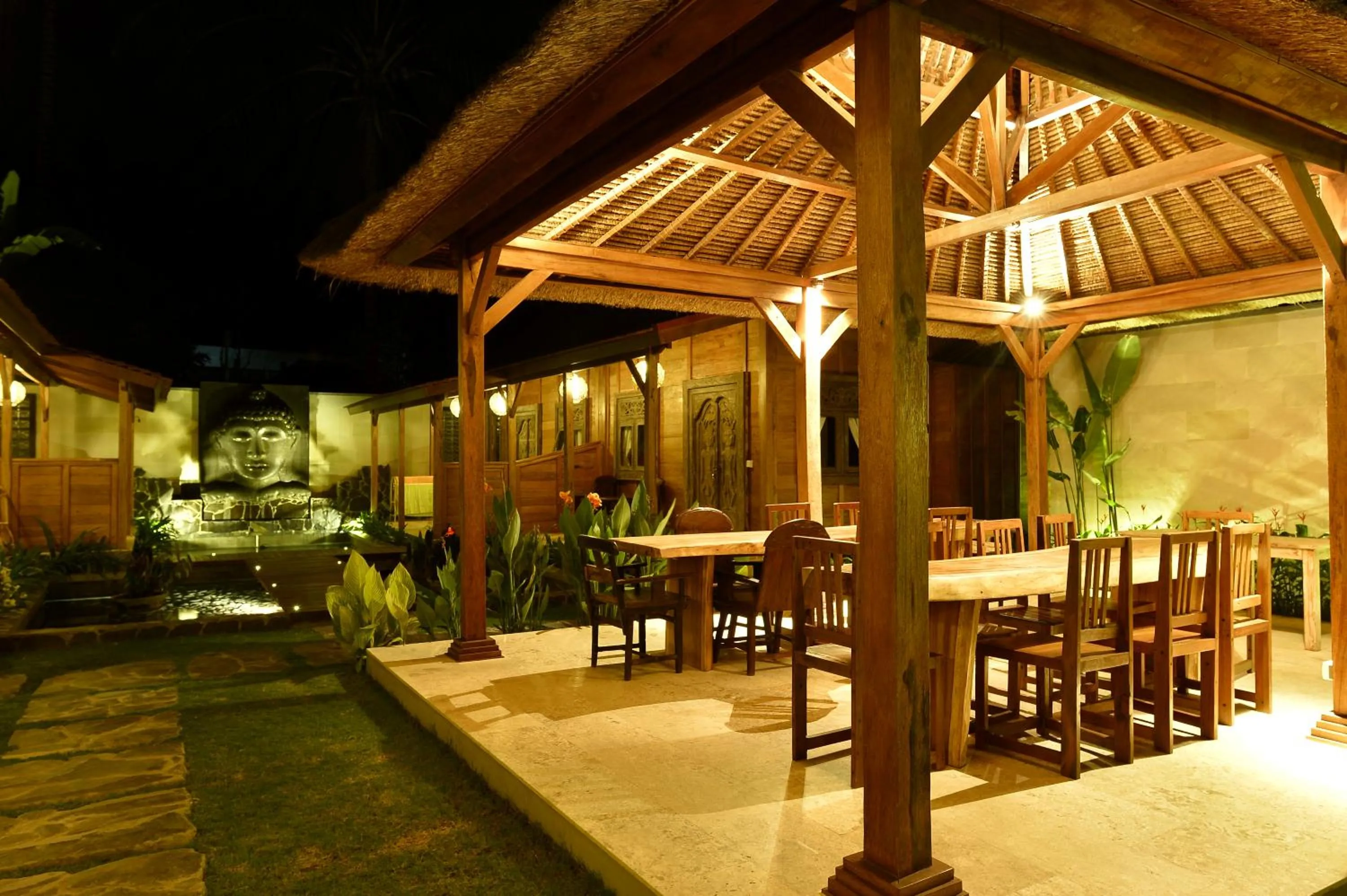 Patio in Benthos Bali Dive Resort