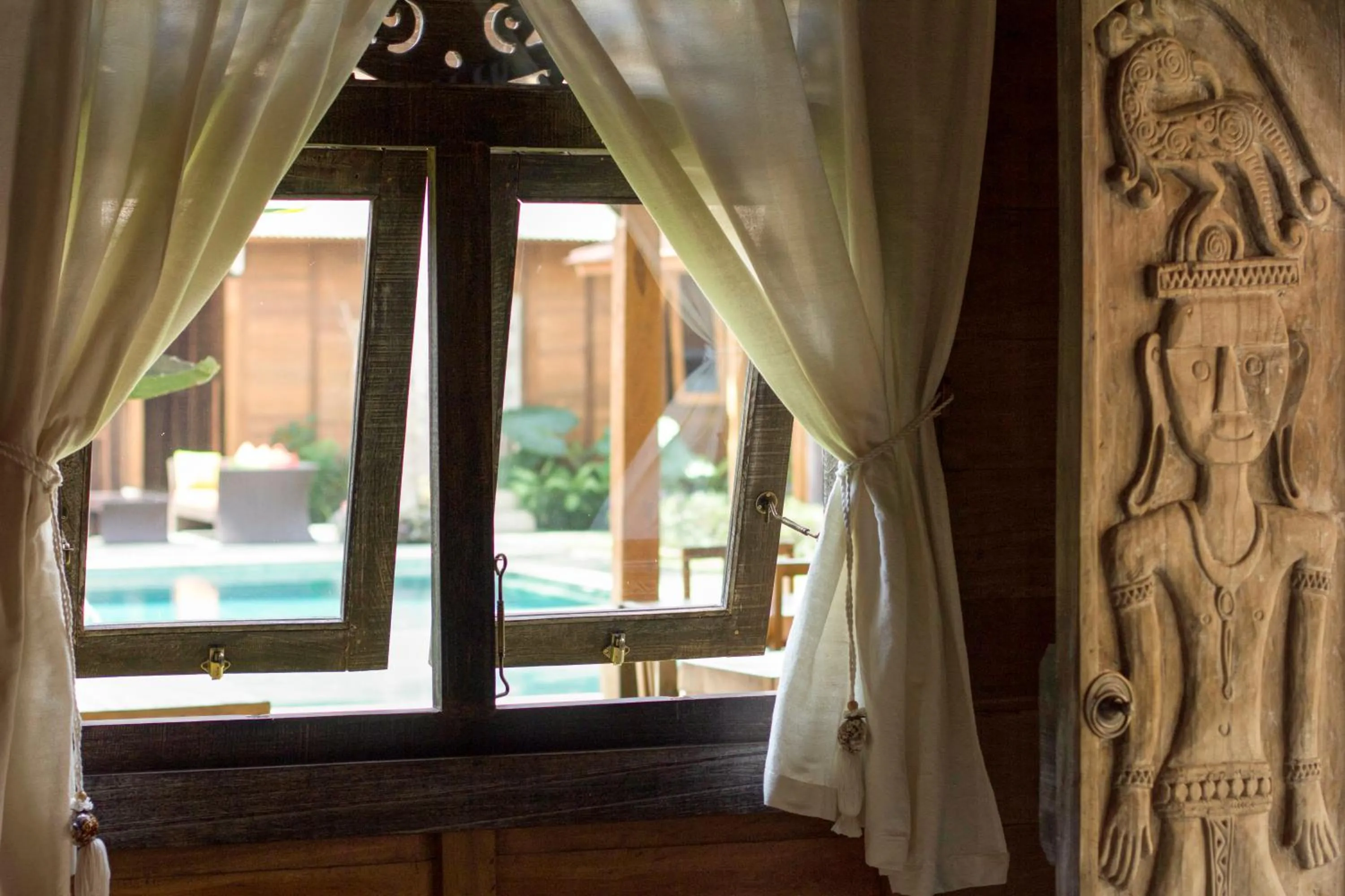 Pool view in Benthos Bali Dive Resort