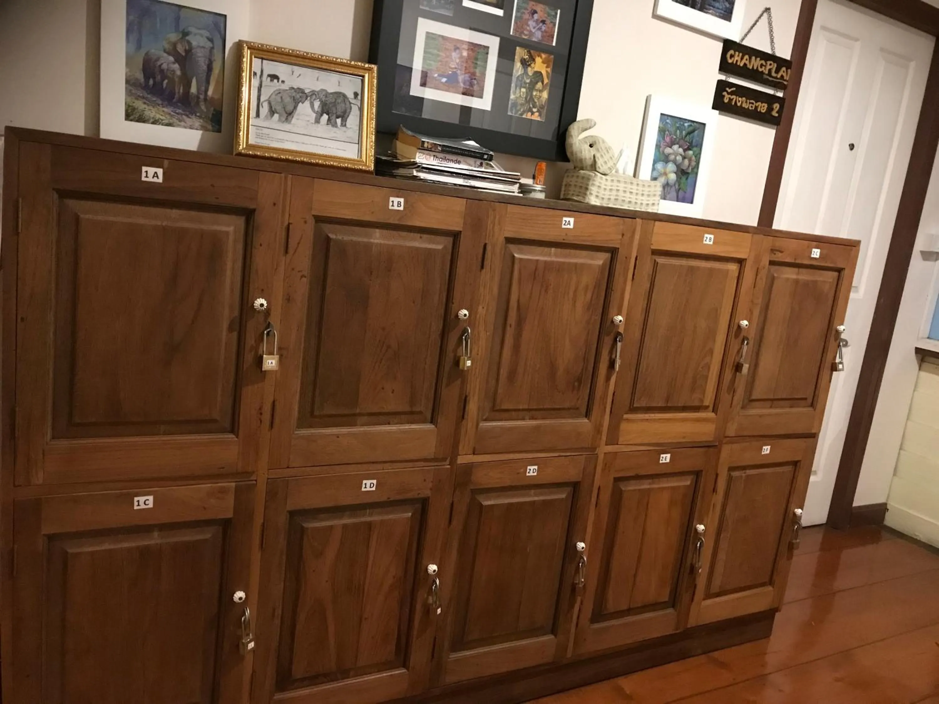 Decorative detail in Nang Ta Yon @ Ban Thap Chang Hostel