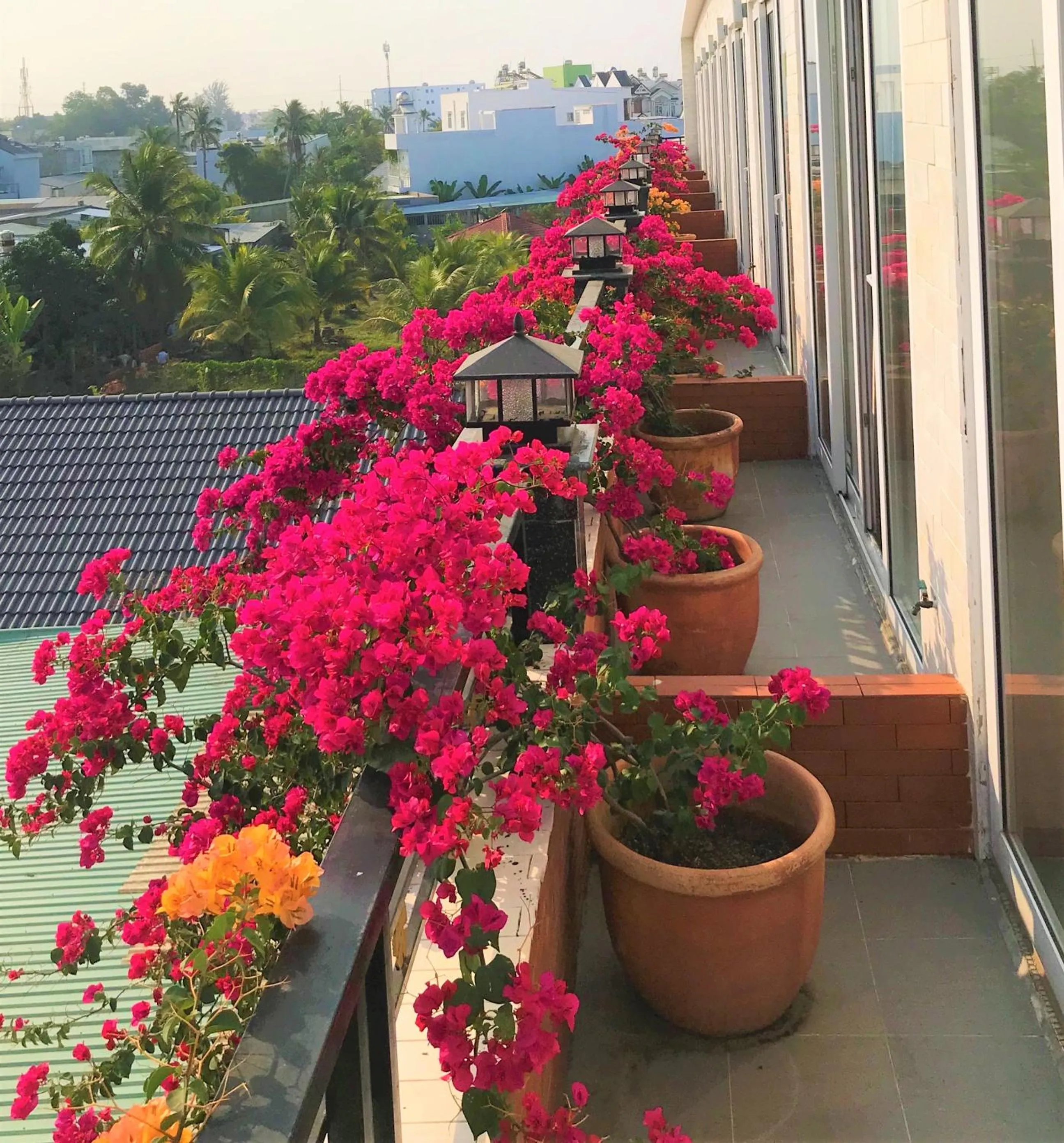 Balcony/Terrace in Anh Dao Mekong 2 Hotel