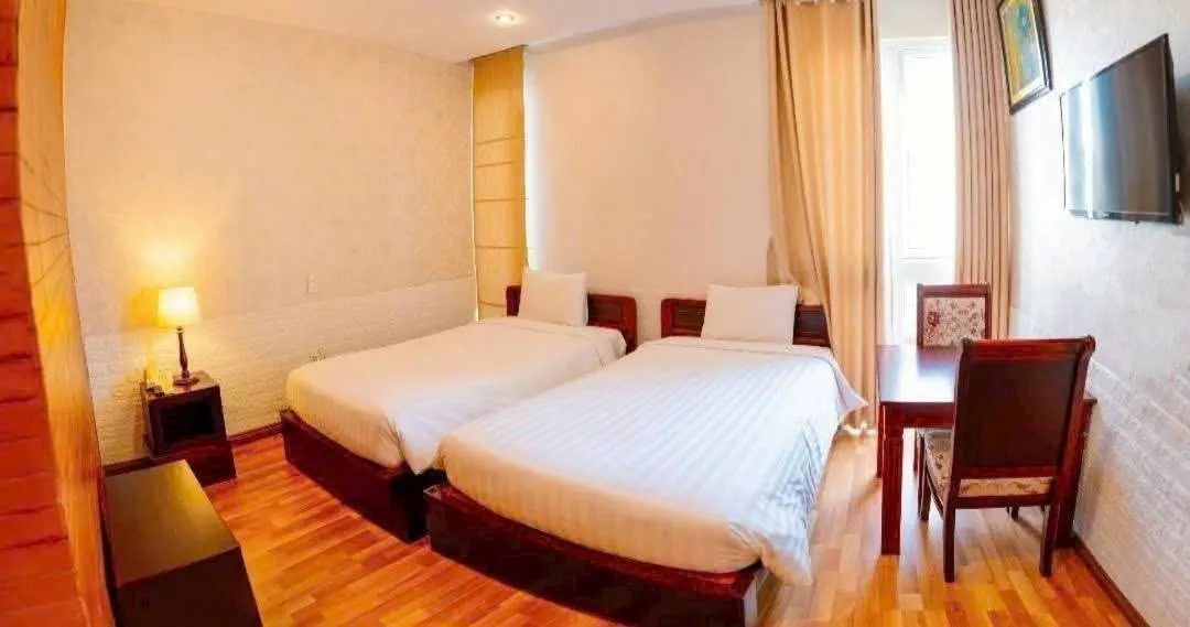 Bed in Anh Dao Mekong 2 Hotel