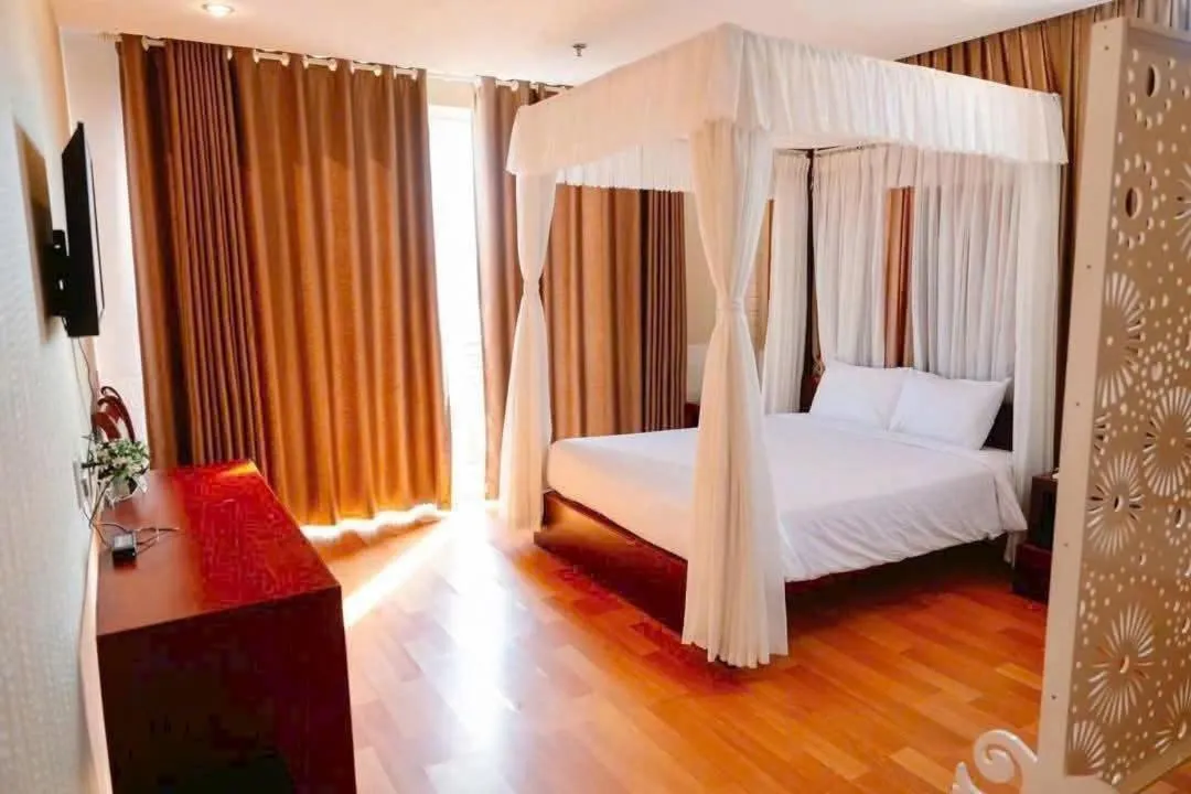 Bed in Anh Dao Mekong 2 Hotel